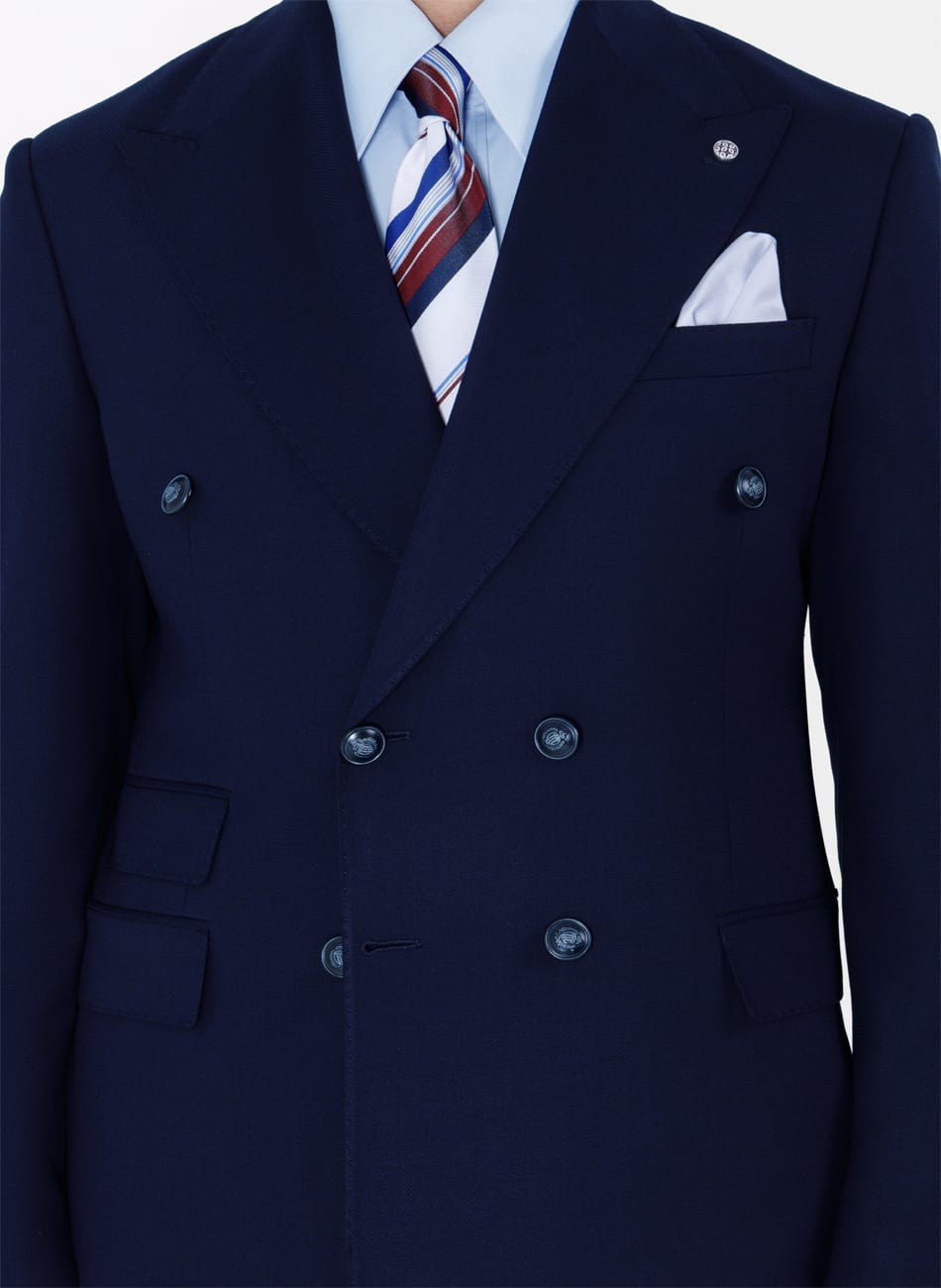 Double Breasted Peak lapel Suit