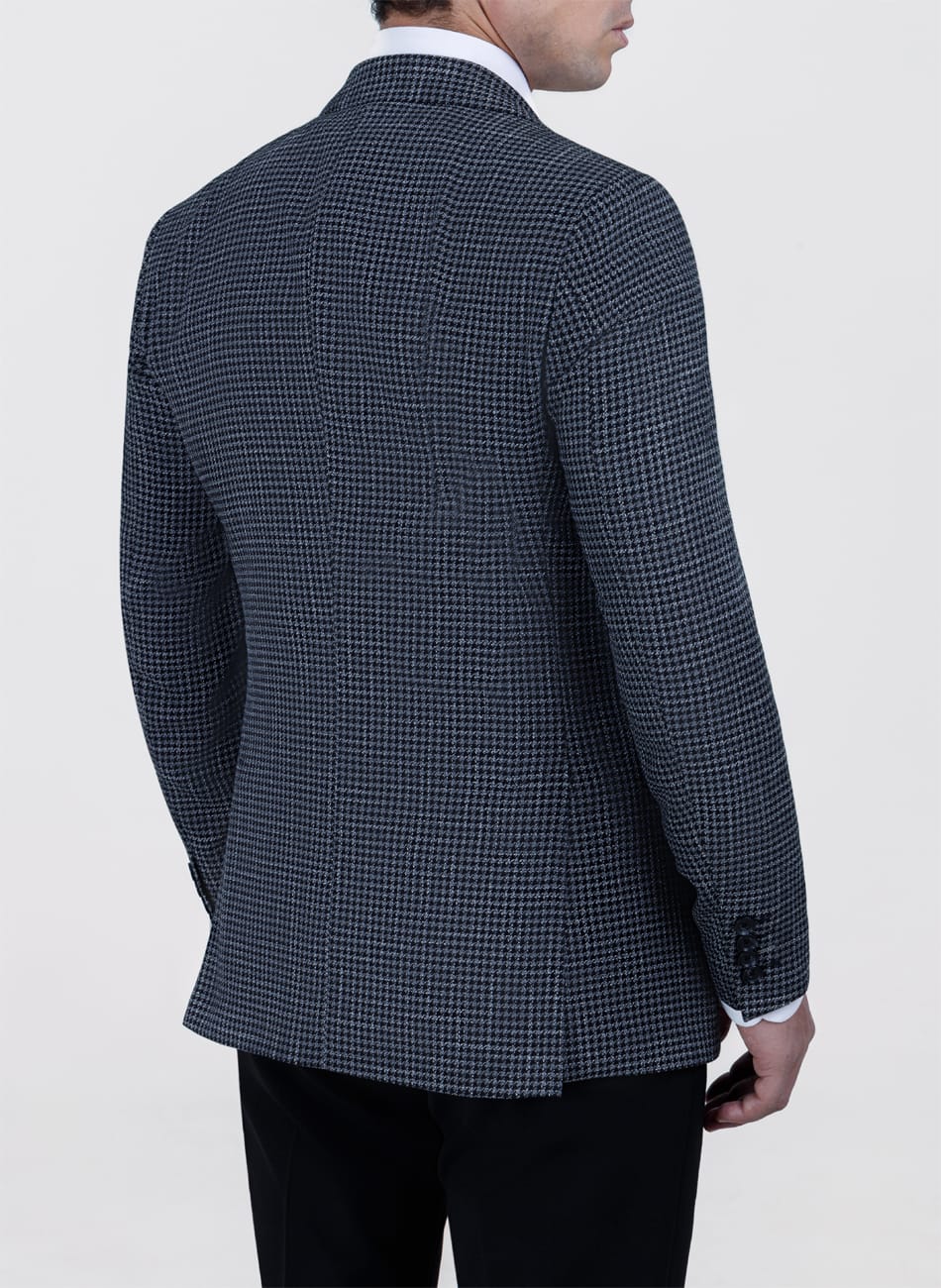 Image of HOUNDSTOOTH NOTCH LAPEL SUIT