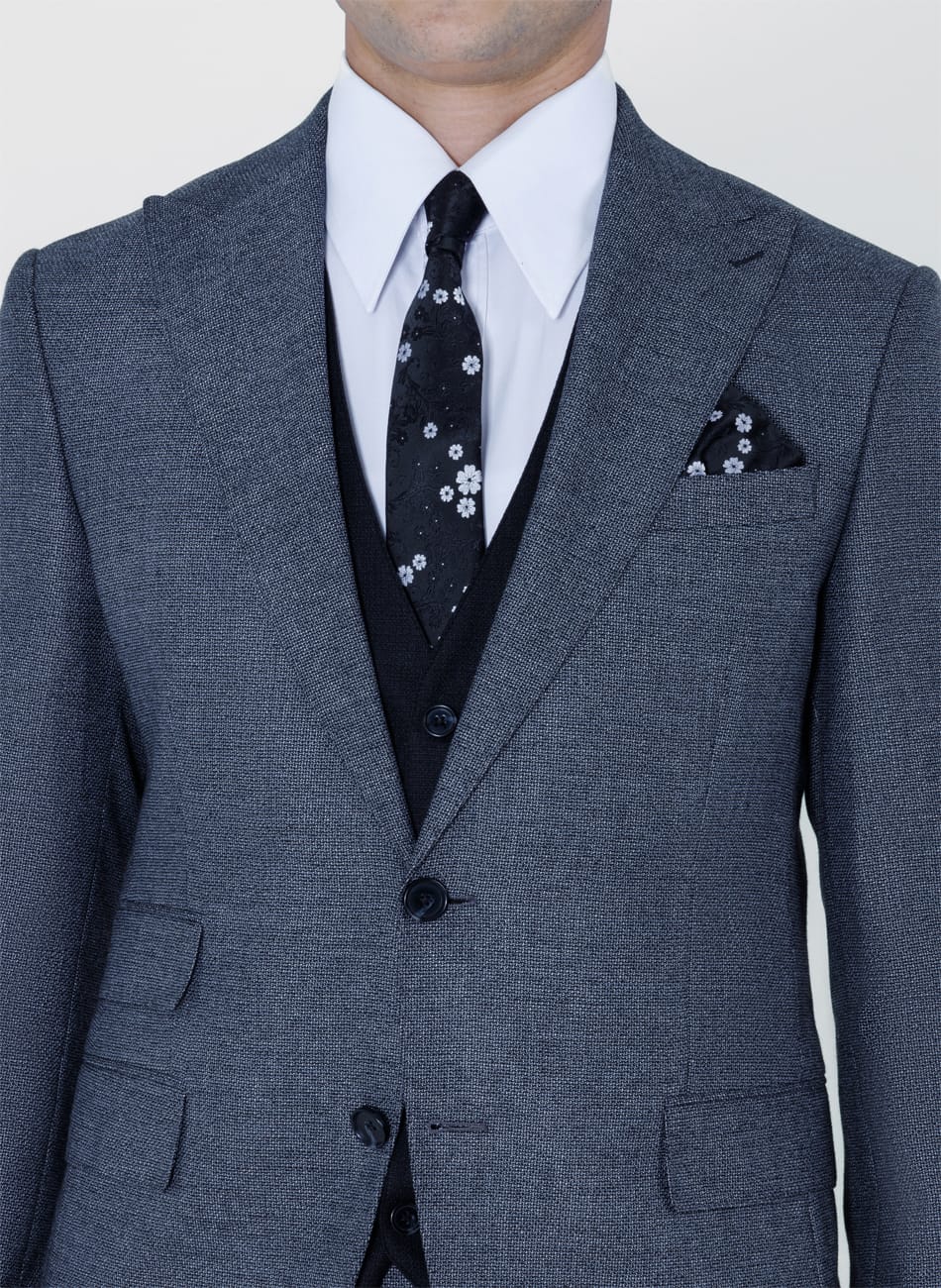 Image of Hopsack Peak Lapel Suit