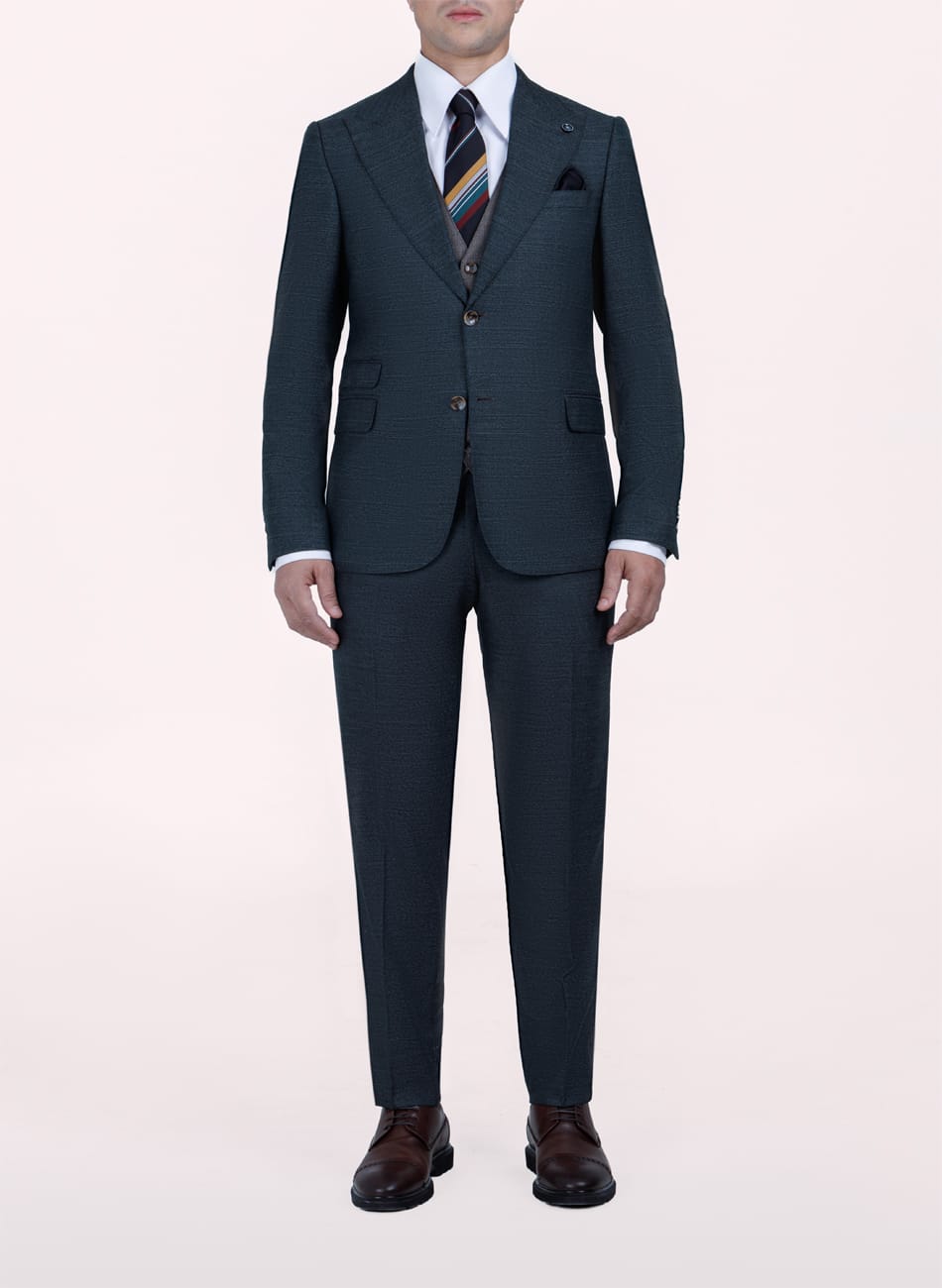 PRINCE OF WALES PEAK LAPEL SUIT