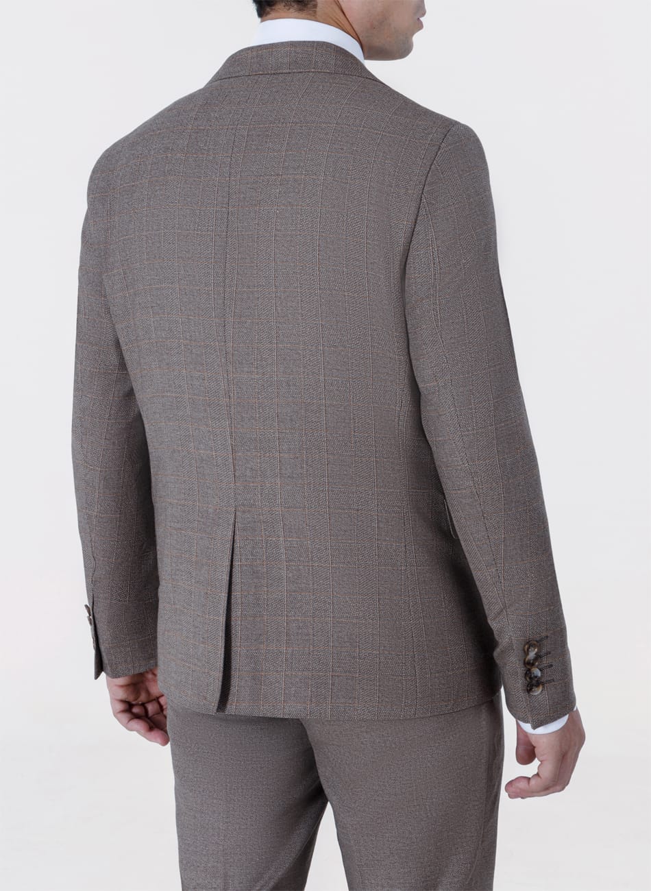 Sharkskin PEAK LAPEL SUIT