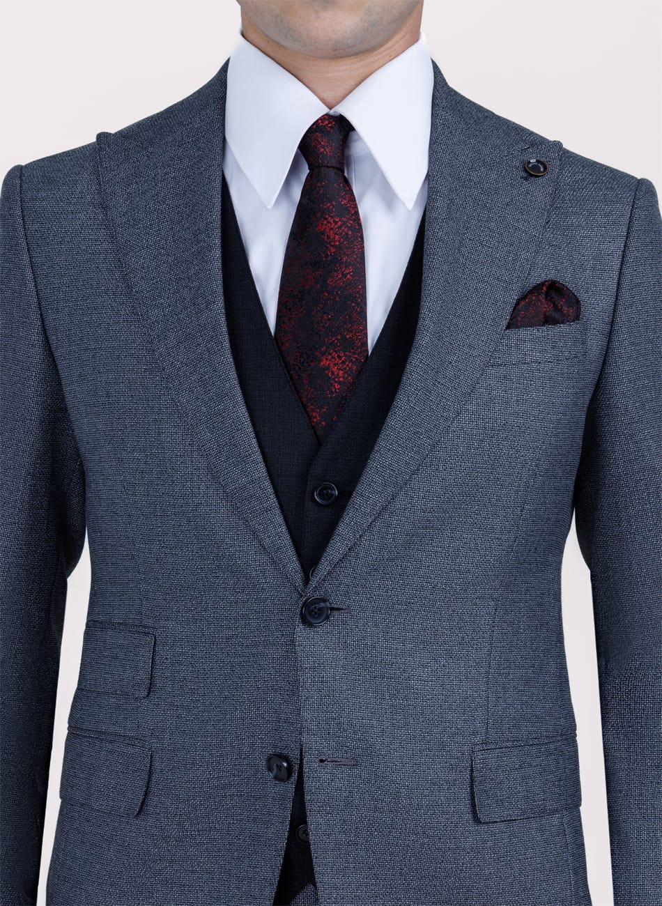 Image of Hopsack Peak Lapel Suit