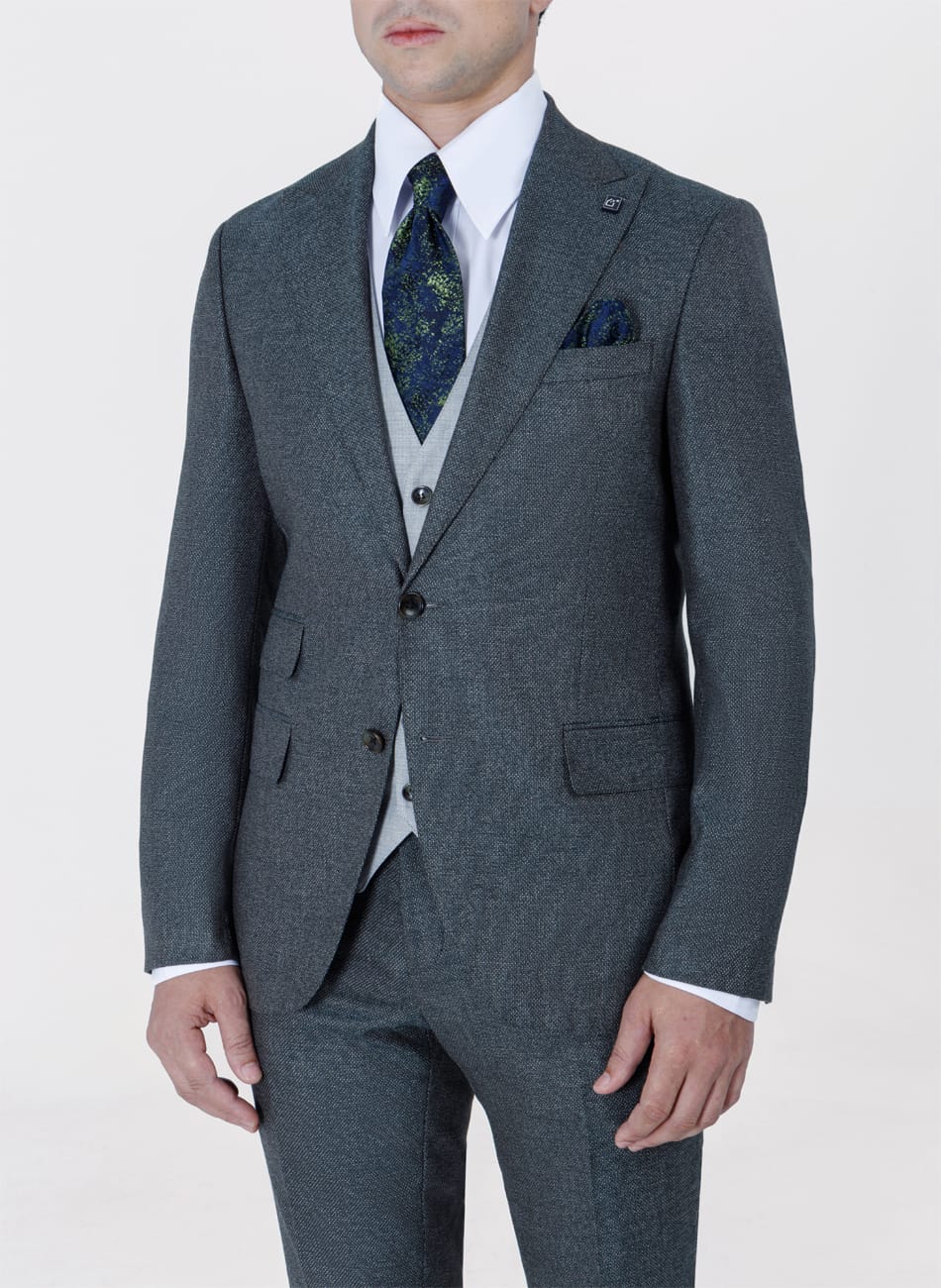 Image of Hopsack Peak Lapel Suit