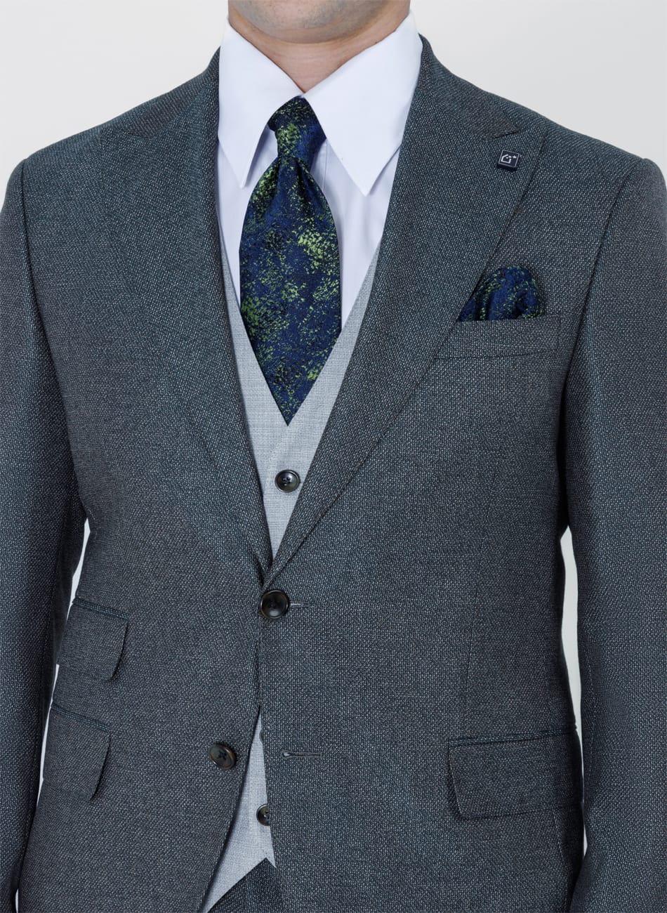 Image of Hopsack Peak Lapel Suit