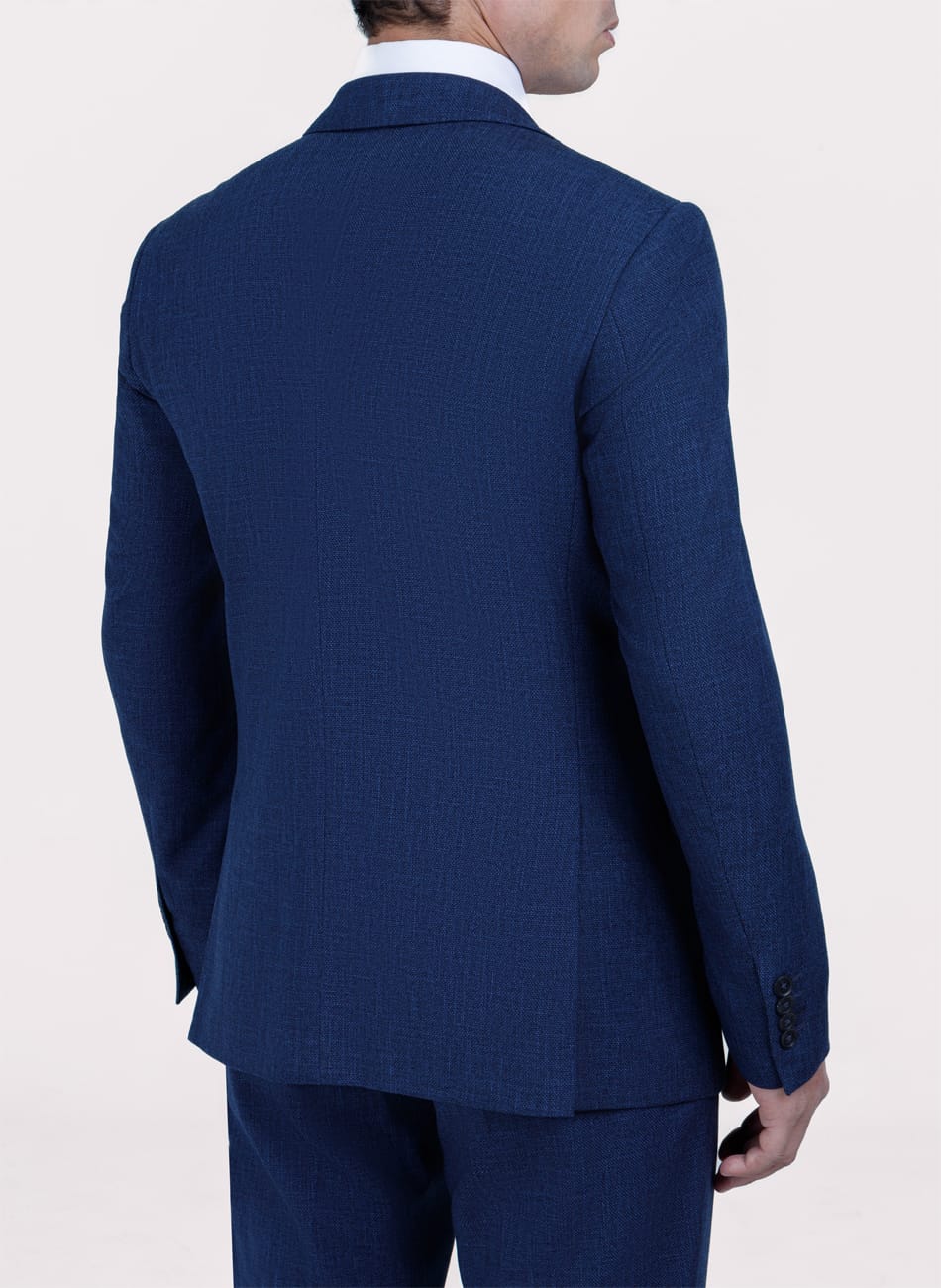 SHARKSKIN NOTCH LAPEL SUI