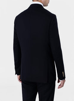 Image of Plain Peak Lapel Suit With two-button