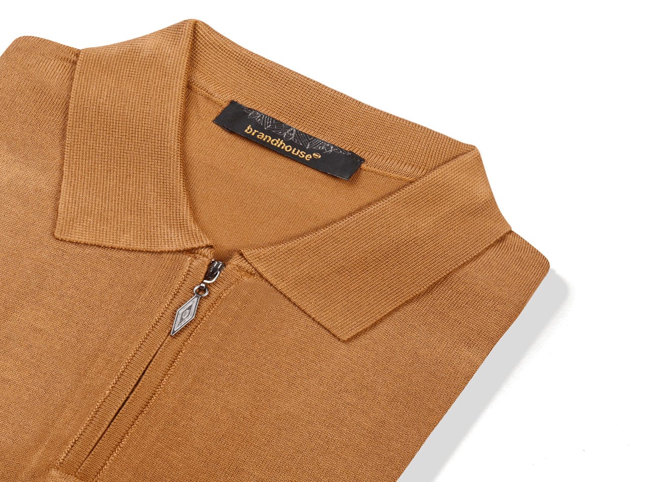 Image of Polo Yaka Half zipper Triko T-Shirt