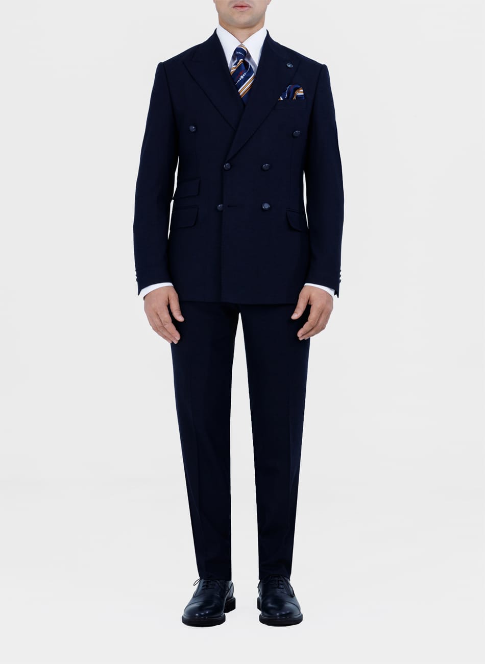 Double Breasted Peak lapel Suit