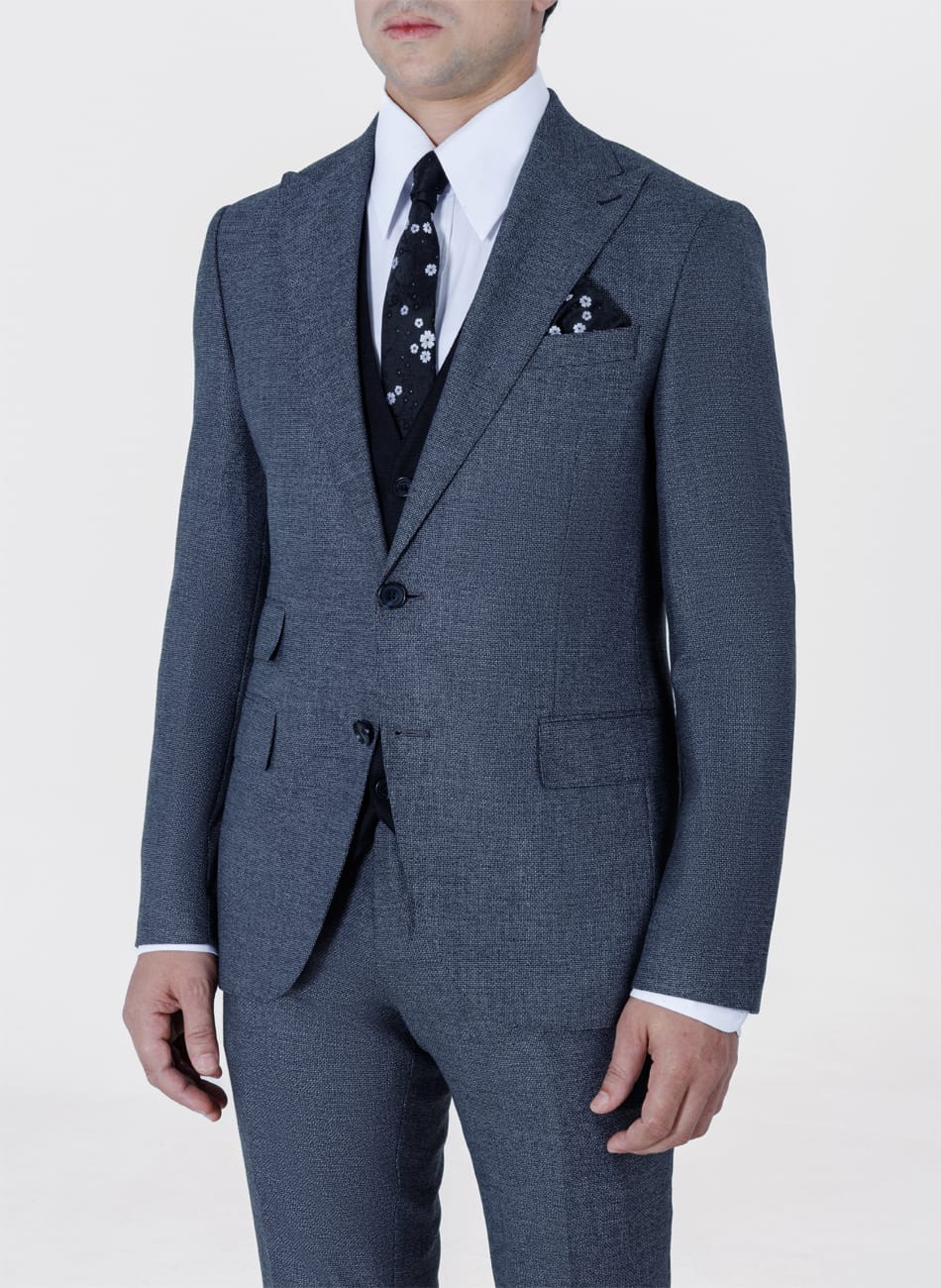 Image of Hopsack Peak Lapel Suit