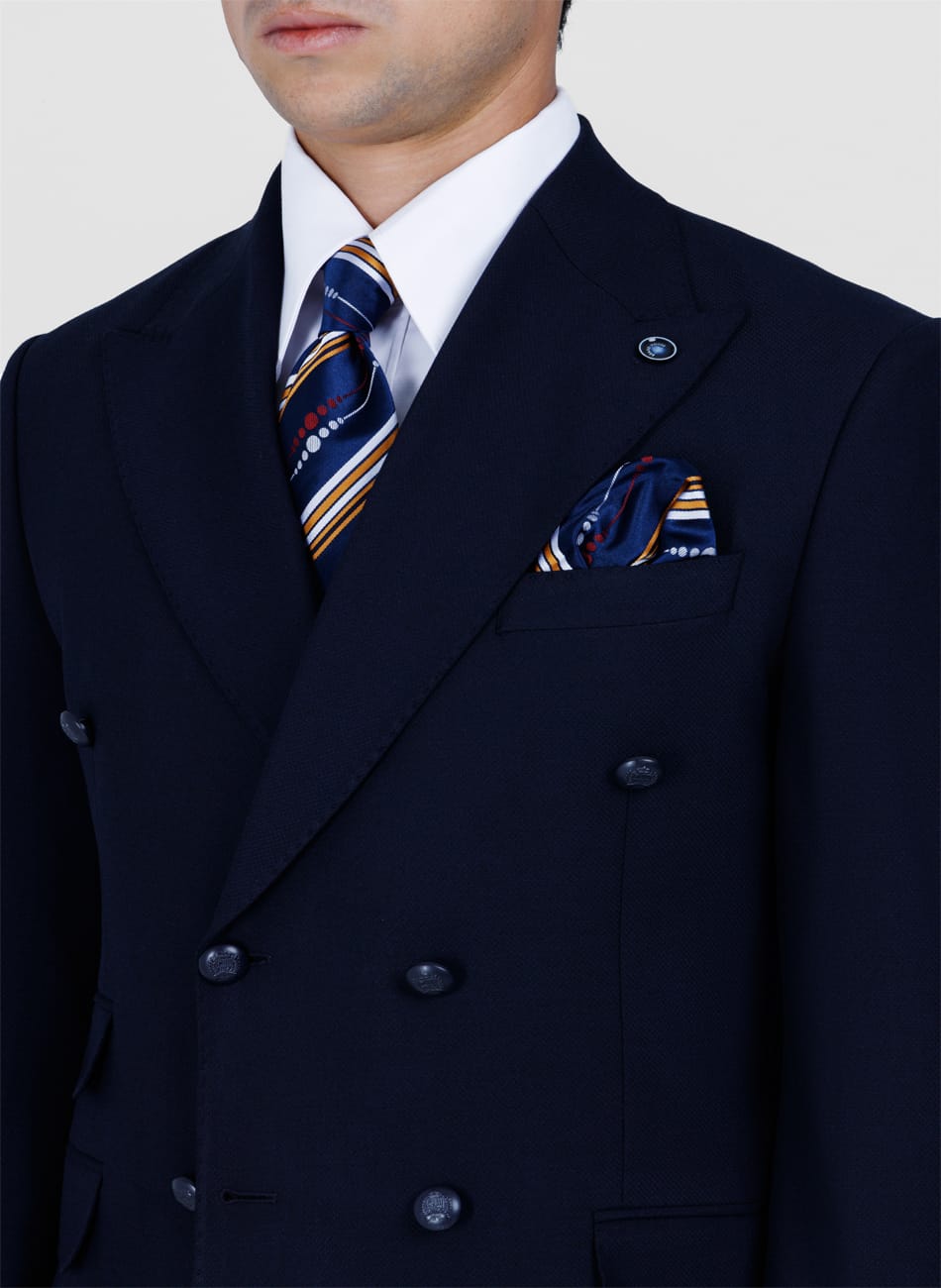Image of Double Breasted Peak lapel Suit
