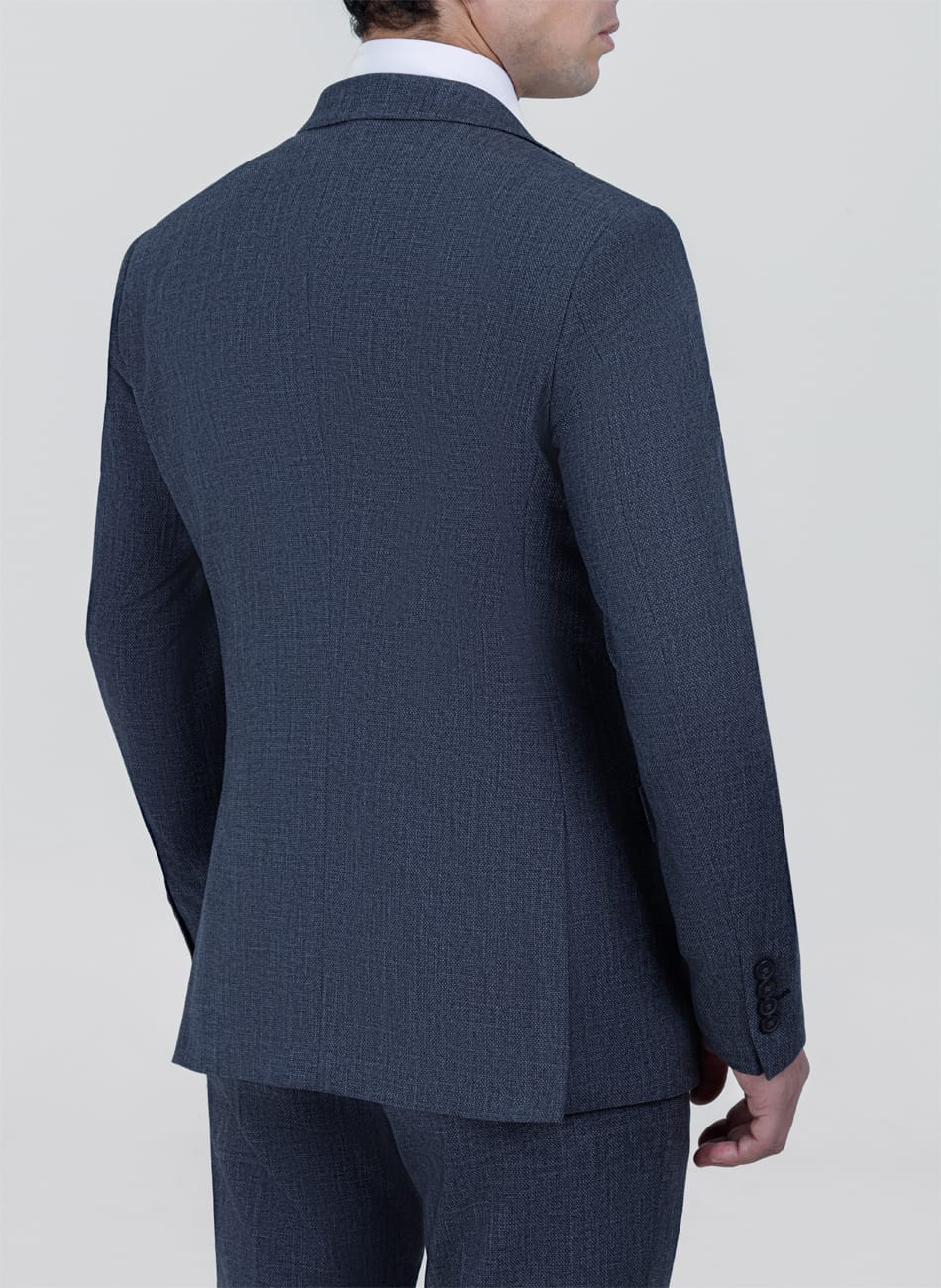 Image of SHARKSKIN NOTCH LAPEL SUIT