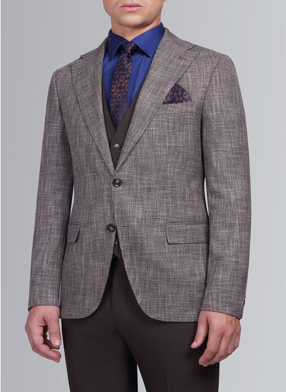 Image of TEXTURES NOTCH LAPELSUIT