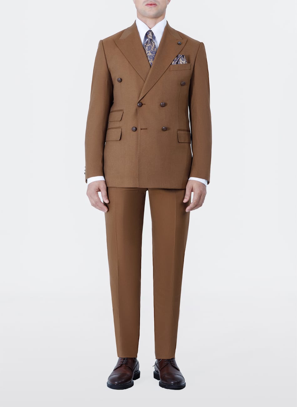 Double Breasted Peak lapel Suit
