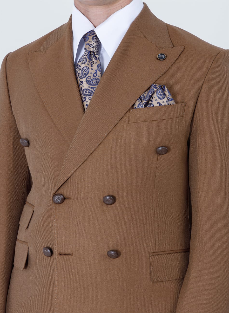 Double Breasted Peak lapel Suit