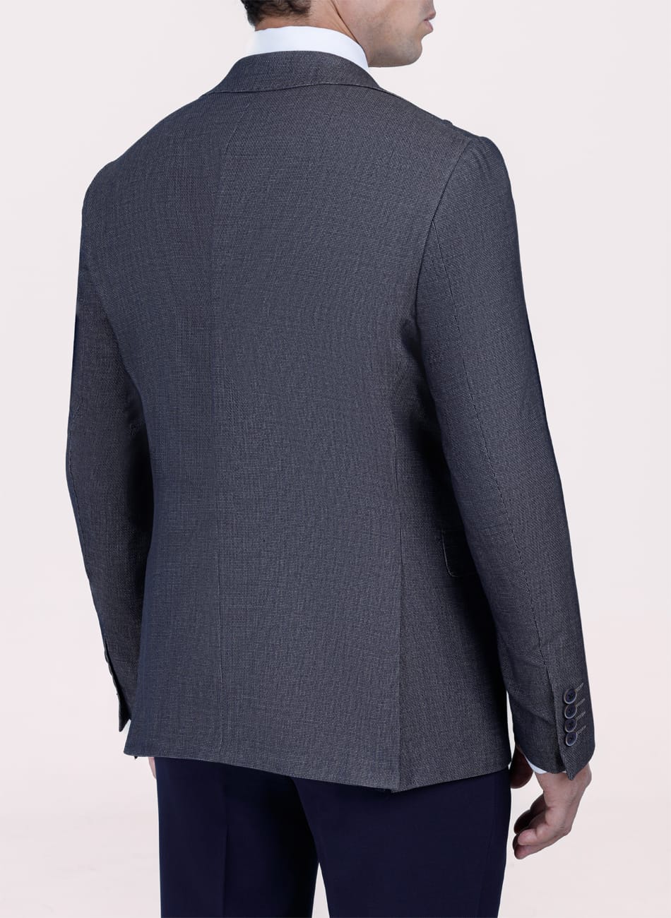 Sharkskin PEAK LAPEL SUIT