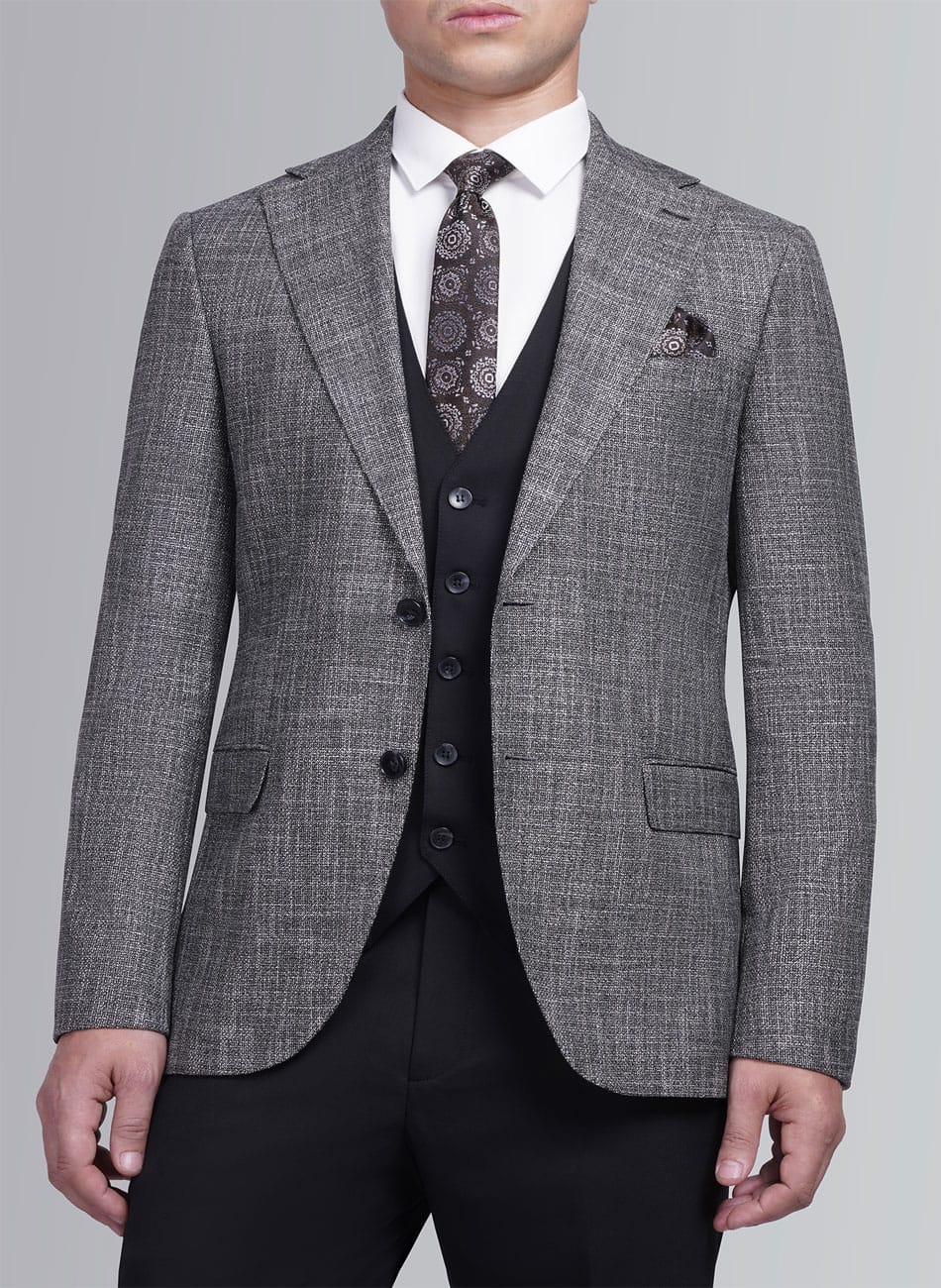 Image of TEXTURES NOTCH LAPELSUIT