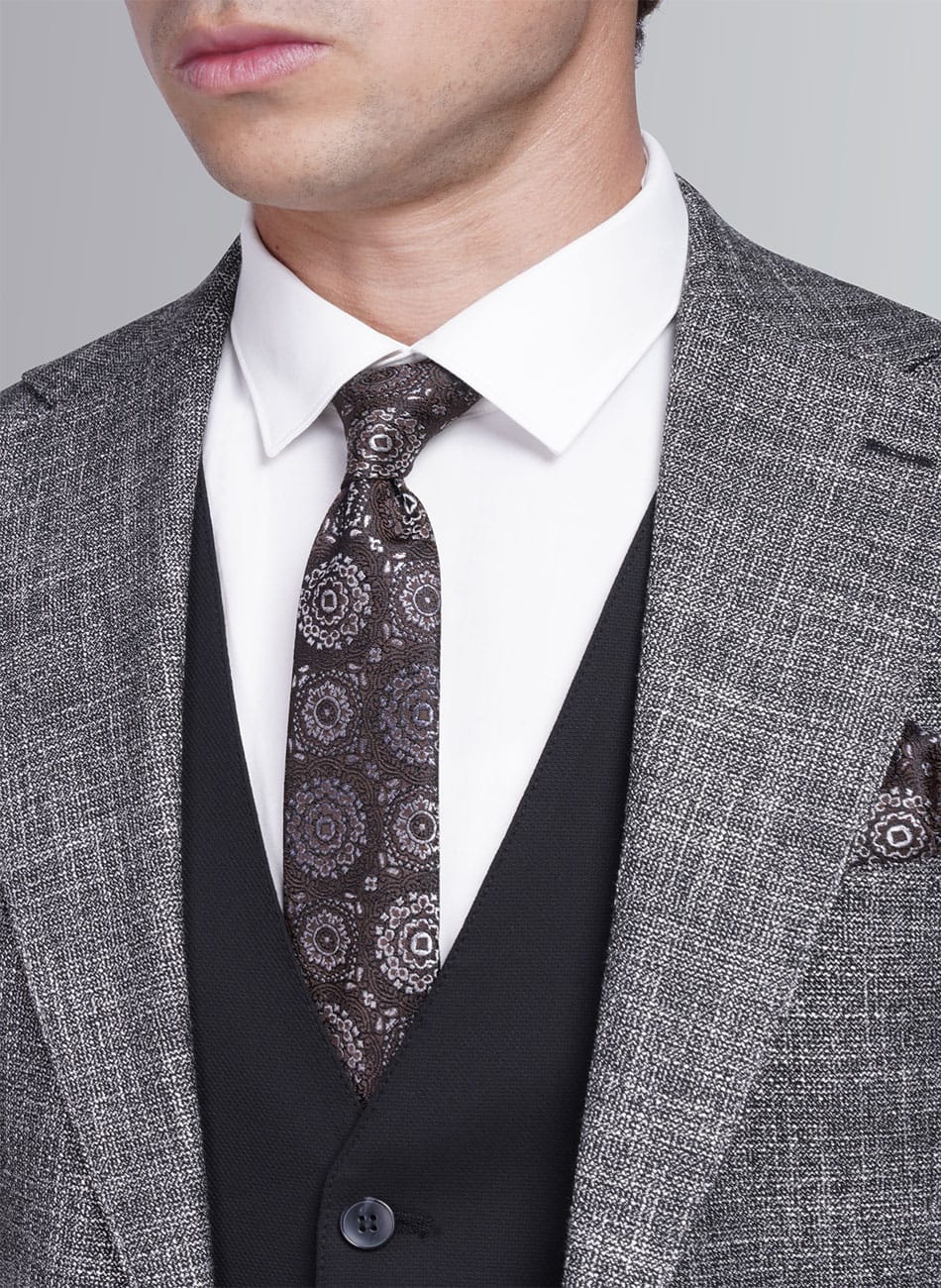 Image of TEXTURES NOTCH LAPELSUIT