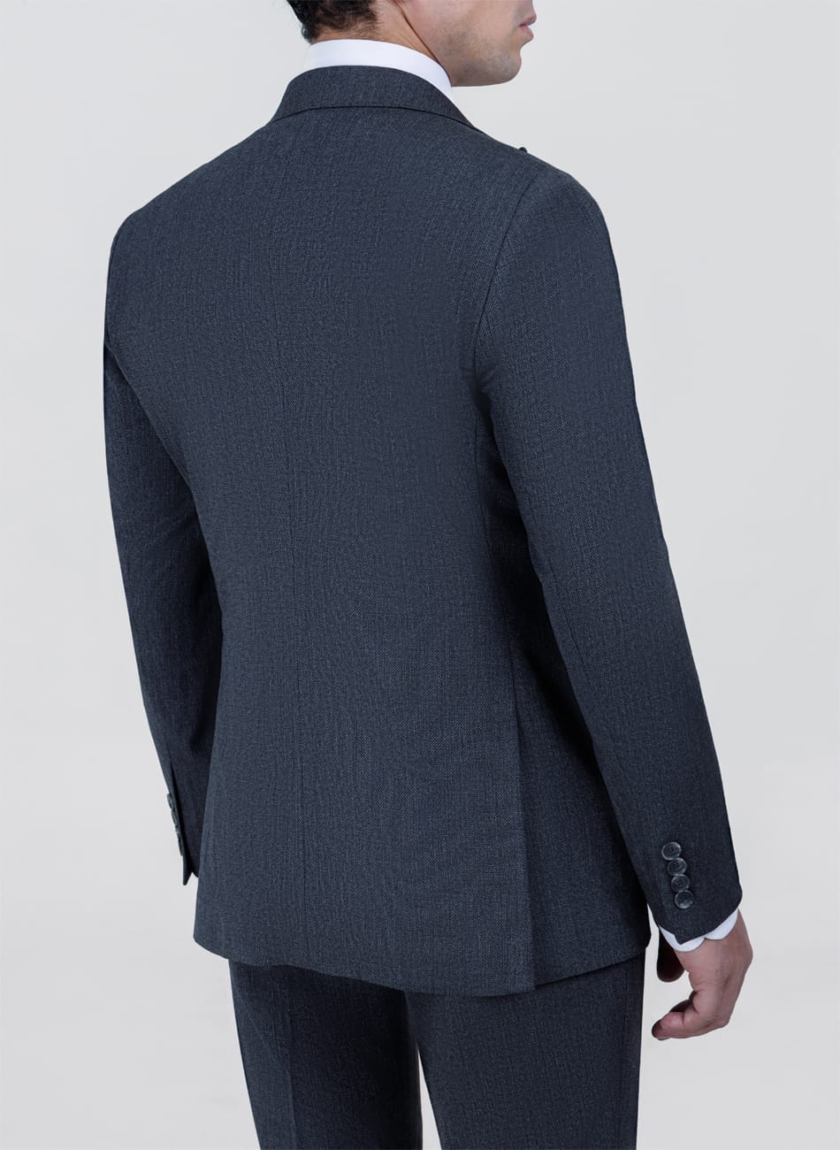 Sharkskin PEAK LAPEL SUIT