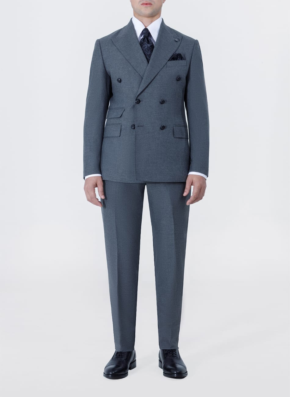 Double Breasted Peak lapel Suit