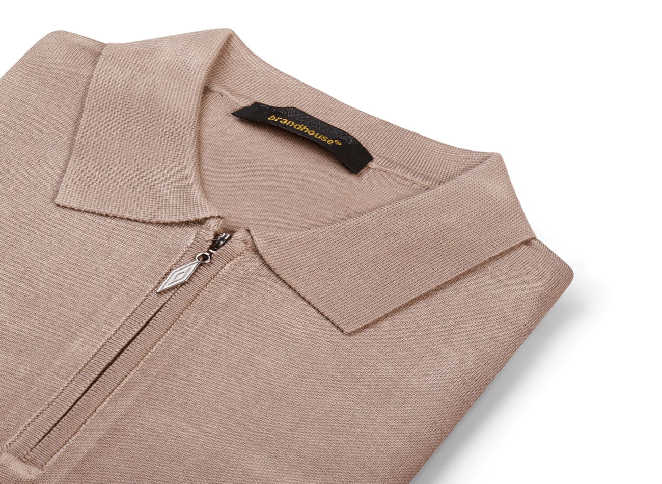Polo Yaka Half zipper Triko T-Shirt