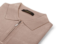 Image of Polo Yaka Half zipper Triko T-Shirt