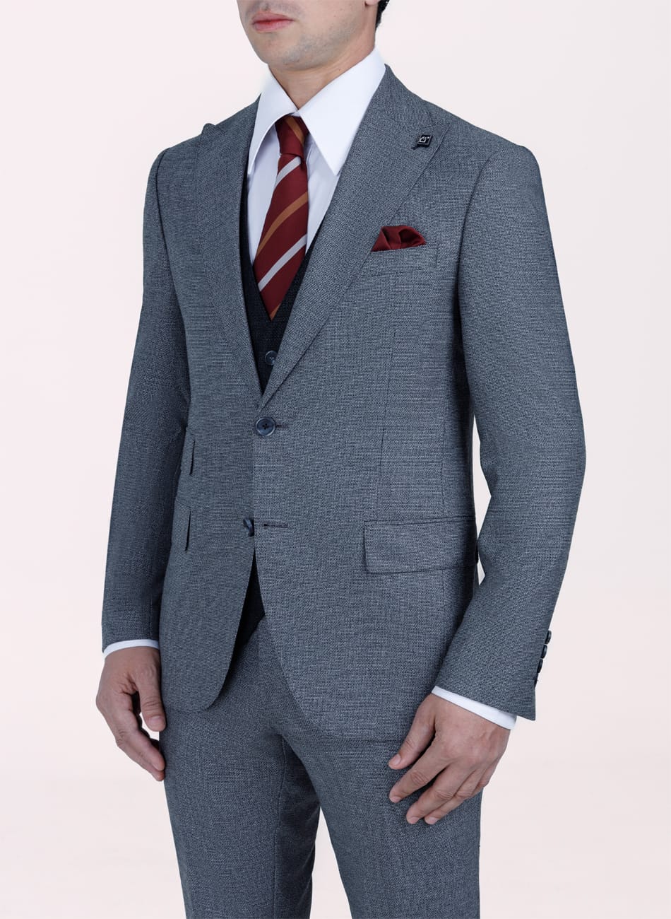 Image of Hopsack Peak Lapel Suit