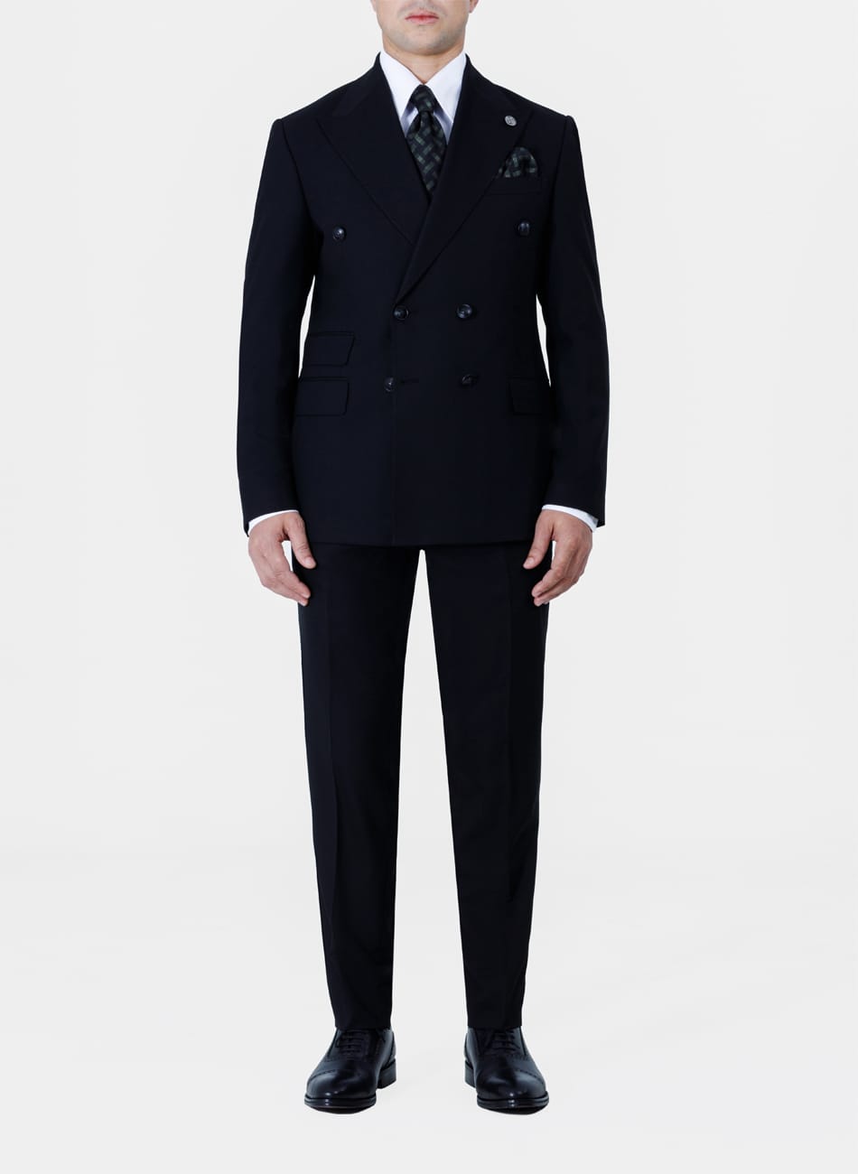 Double Breasted Peak lapel Suit