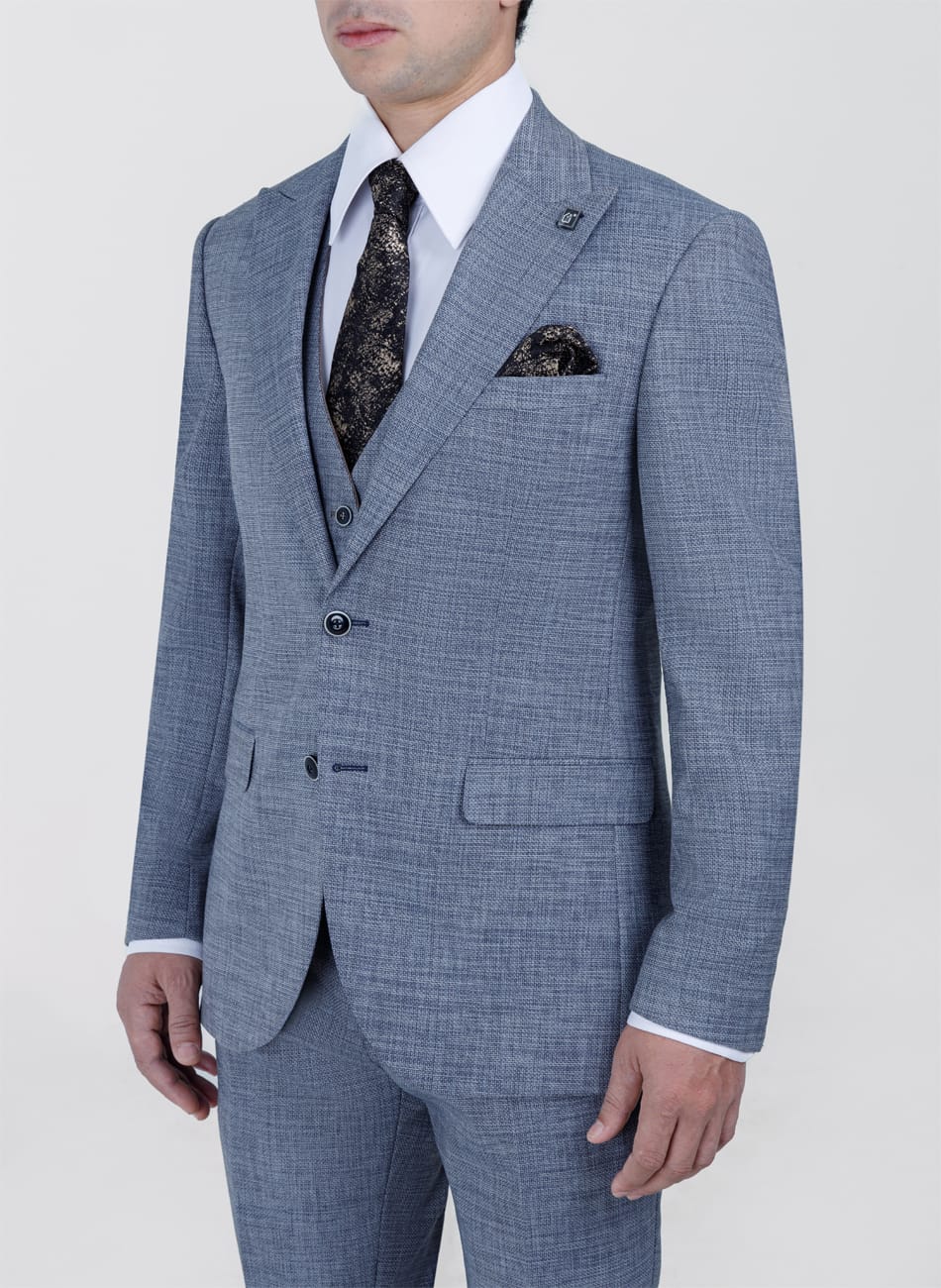 TROPLCAL PEAK LAPEL SUIT
