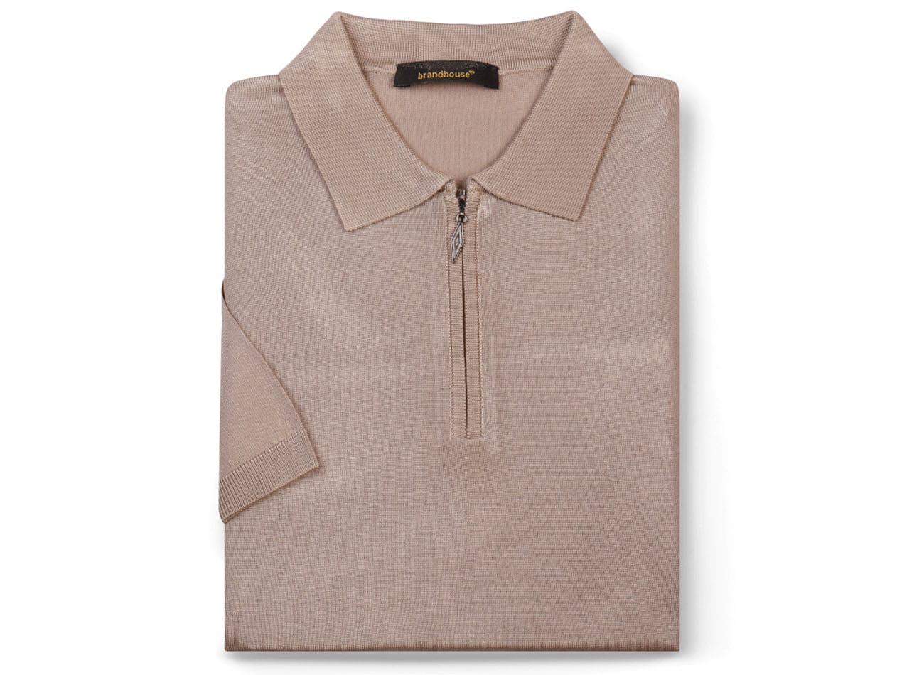 Polo Yaka Half zipper Triko T-Shirt