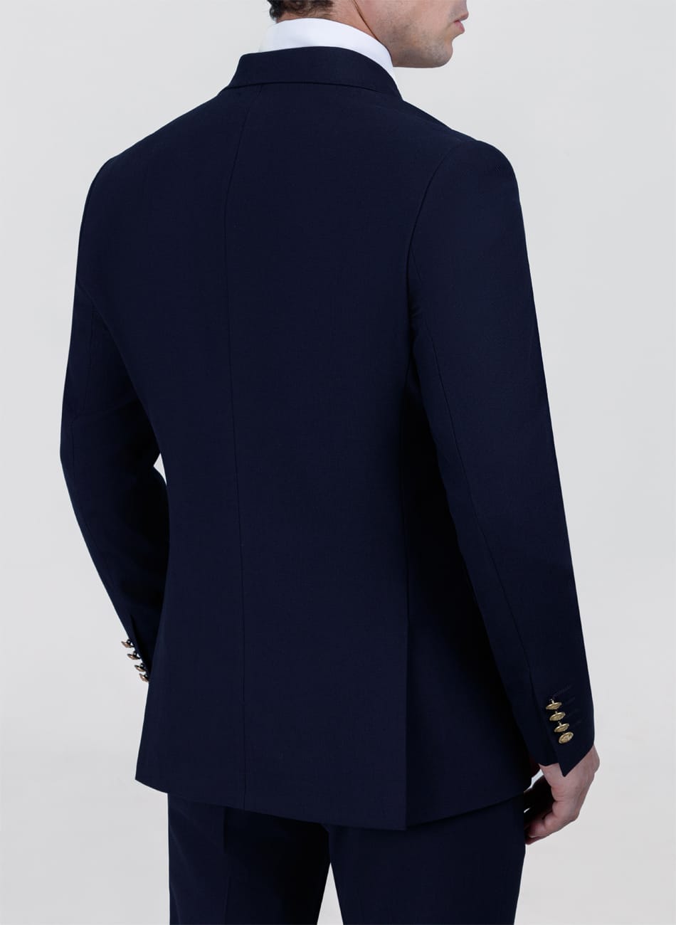 double breasted Peak Lapel suit