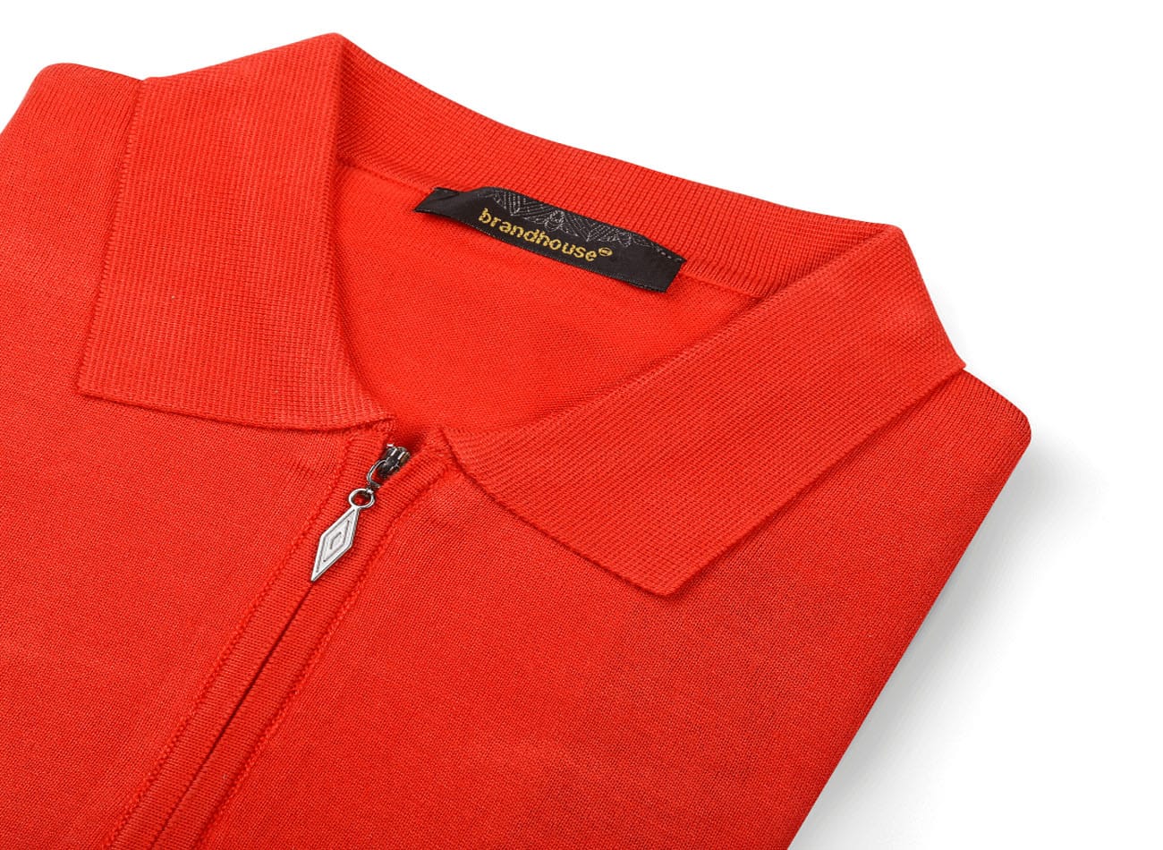 Image of Polo Yaka Half zipper Triko T-Shirt