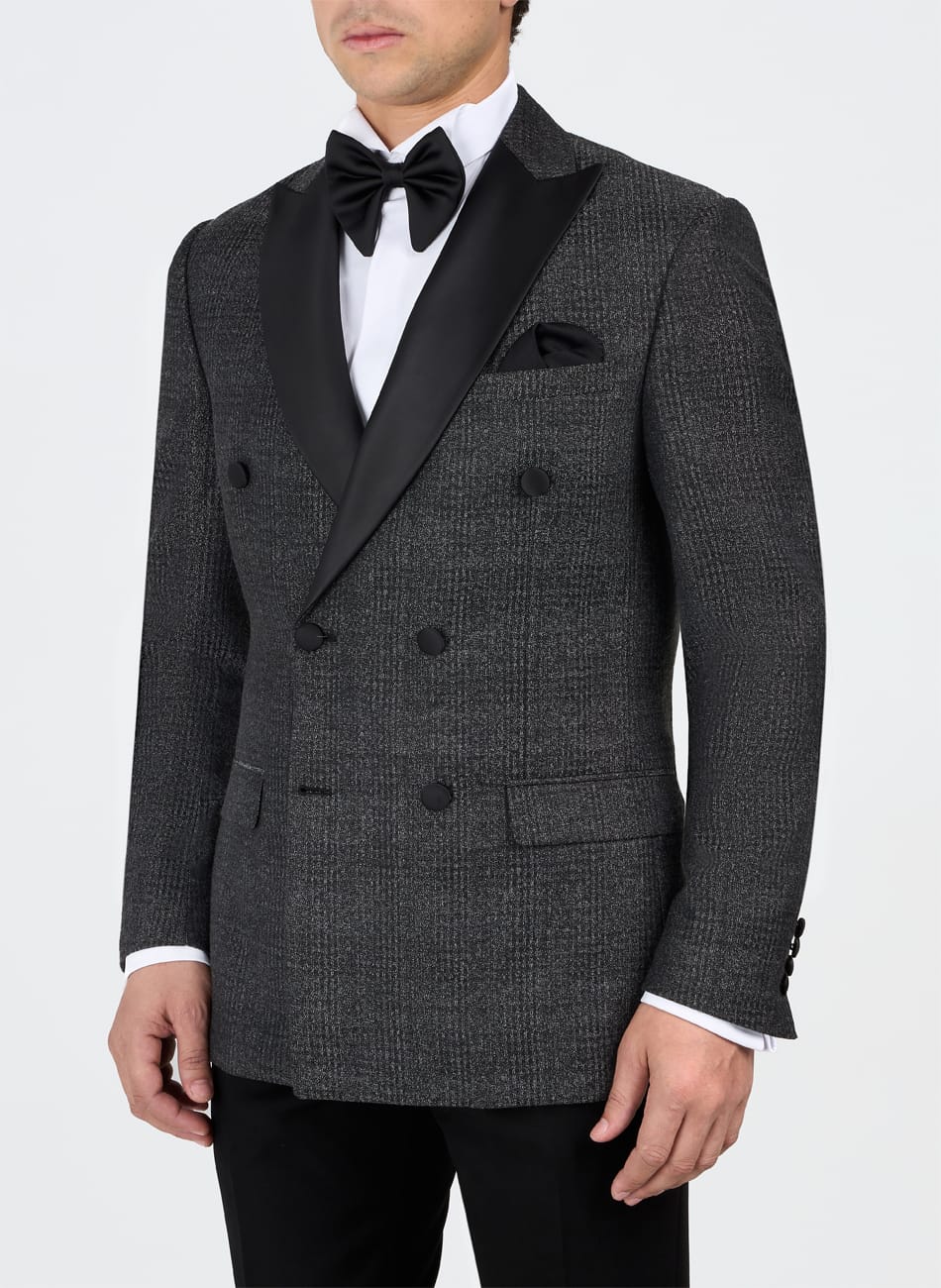 PRINCE OF WALES PEAK LAPEL SUIT