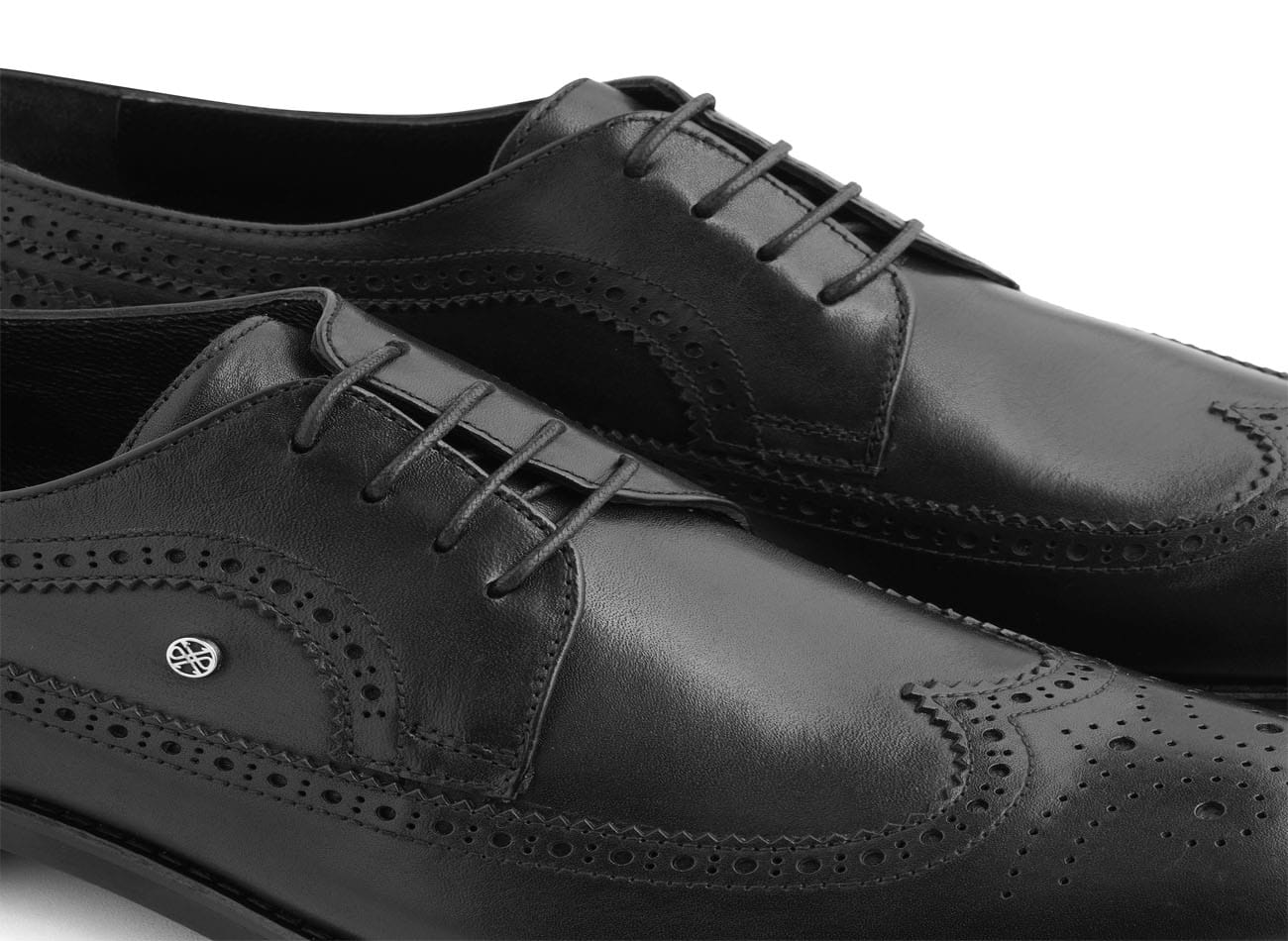 Image of Genuine Leather Wingtip Derbys