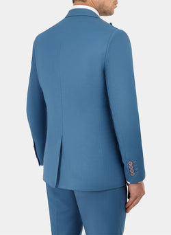 Image of STRIPED PEAK LAPEL SUIT