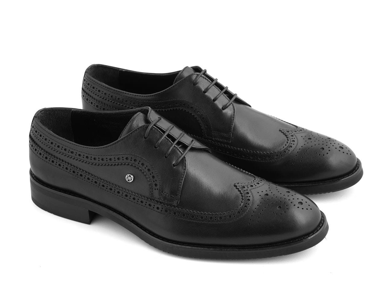 Genuine Leather Wingtip Derbys