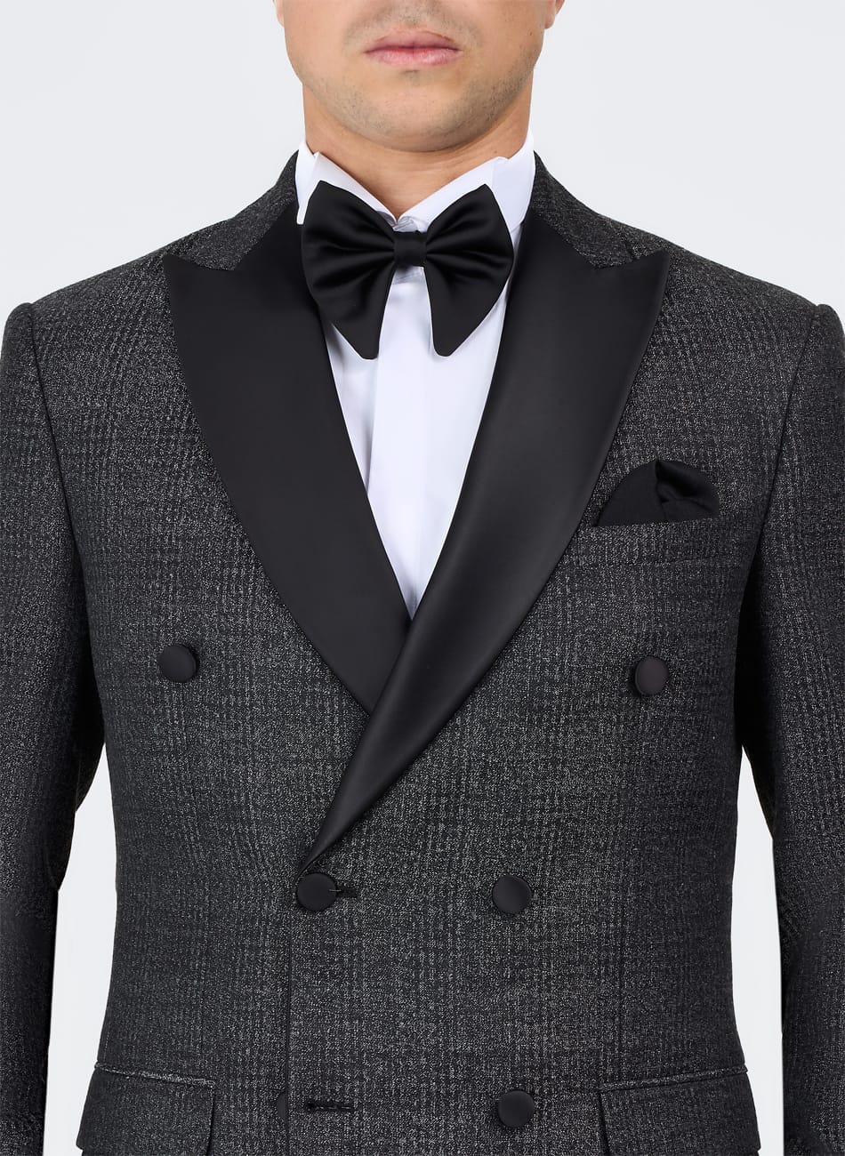 PRINCE OF WALES PEAK LAPEL SUIT