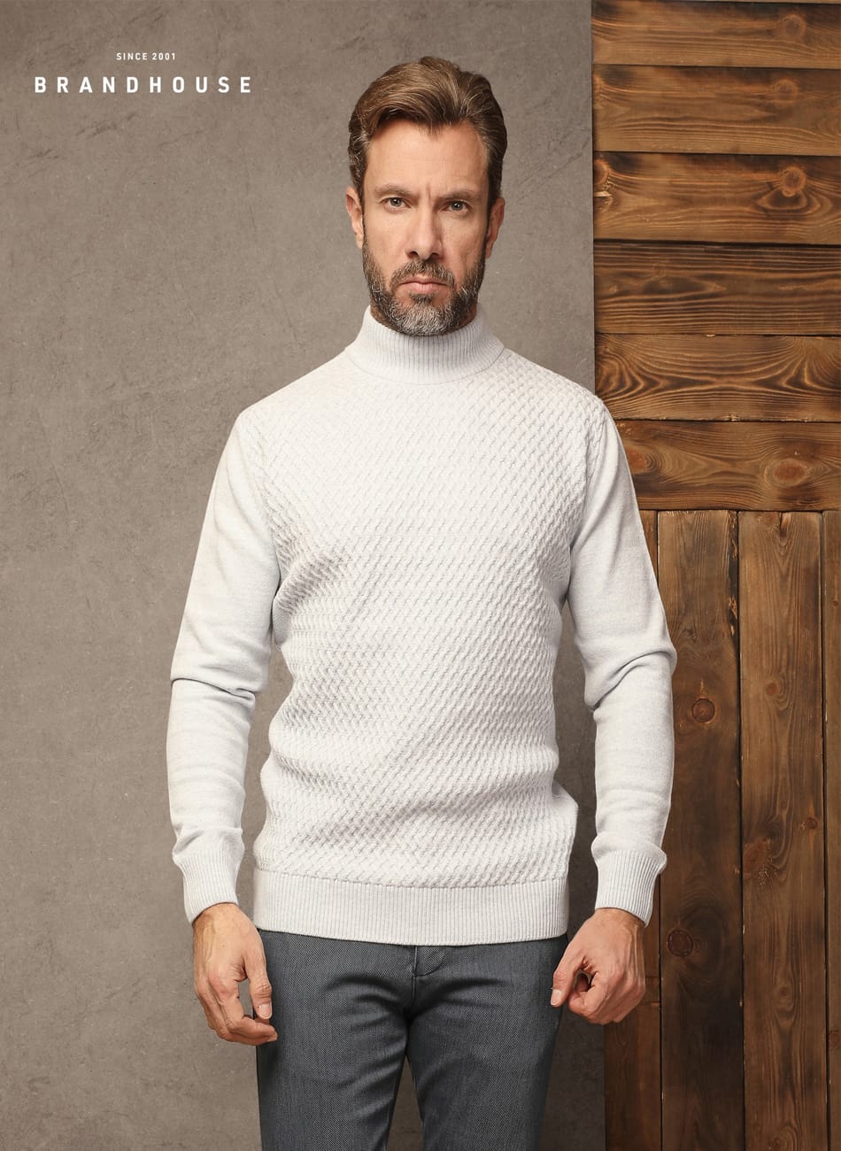 TRIKO HALF NECK PULLOVER