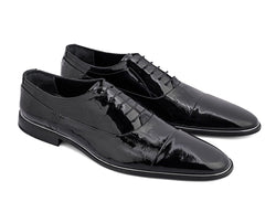 Image of Genuine Leather Plain Toe Oxfords