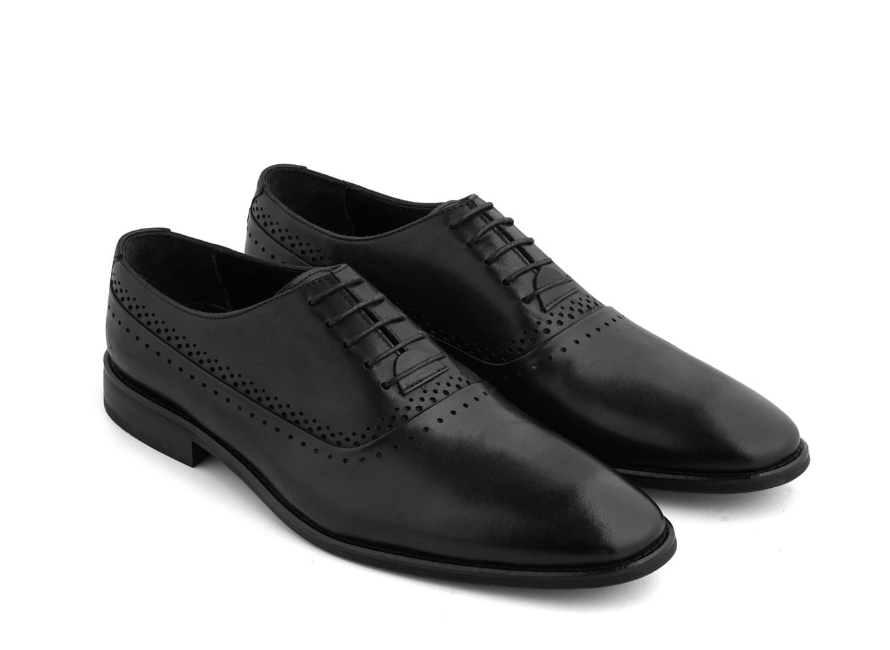 Genuine Leather Brogue Oxfords