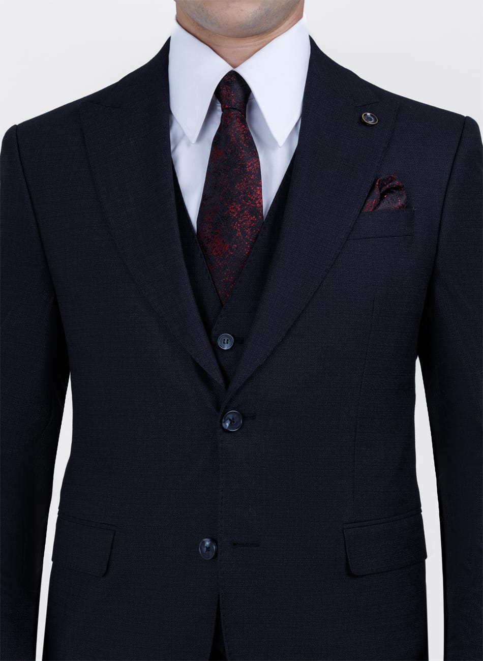 Image of Sharkskin PEAK LAPEL SUIT