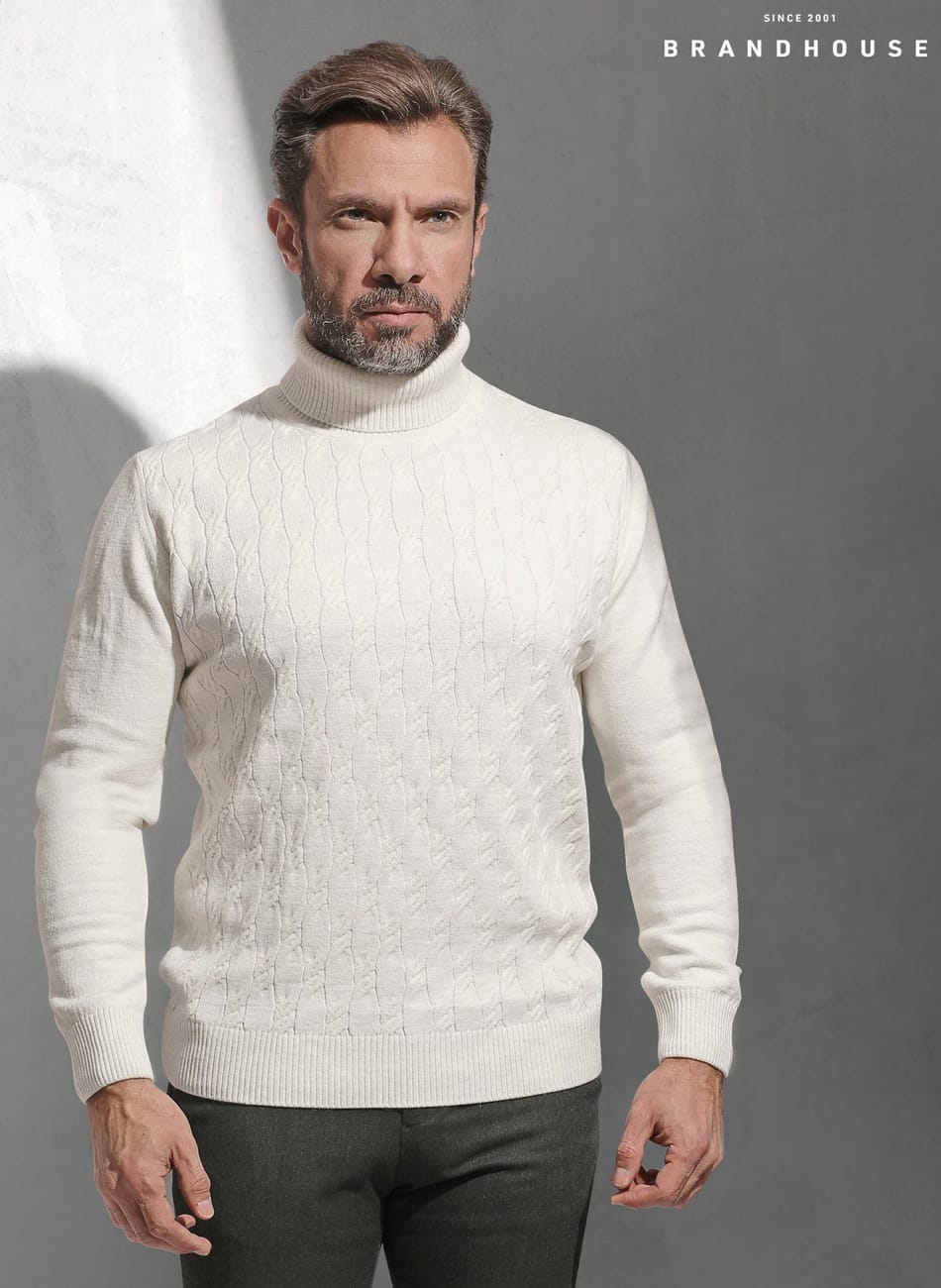TRIKO HIGH NECK PULLOVER
