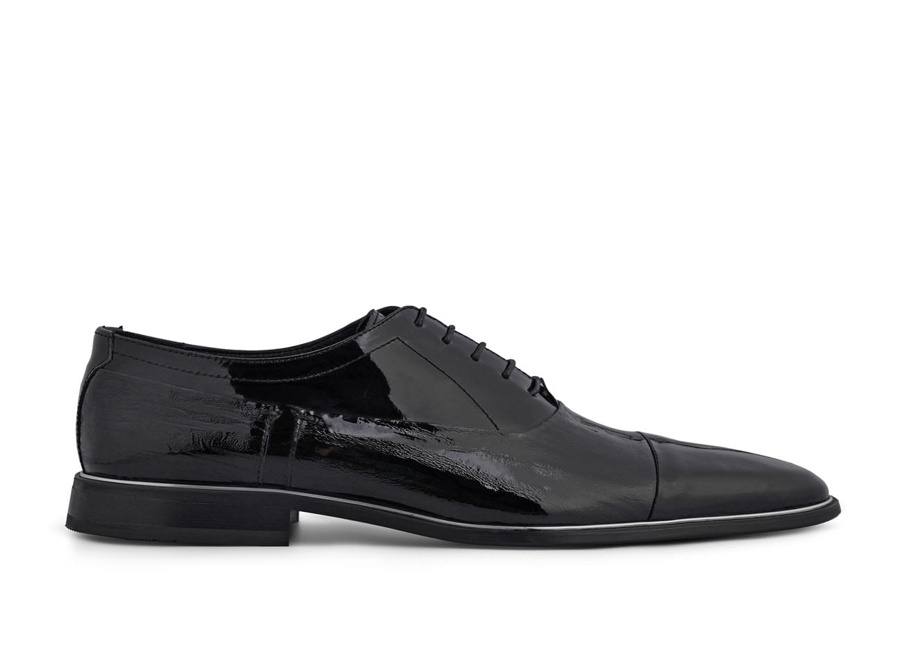 Image of Genuine Leather Plain Toe Oxfords