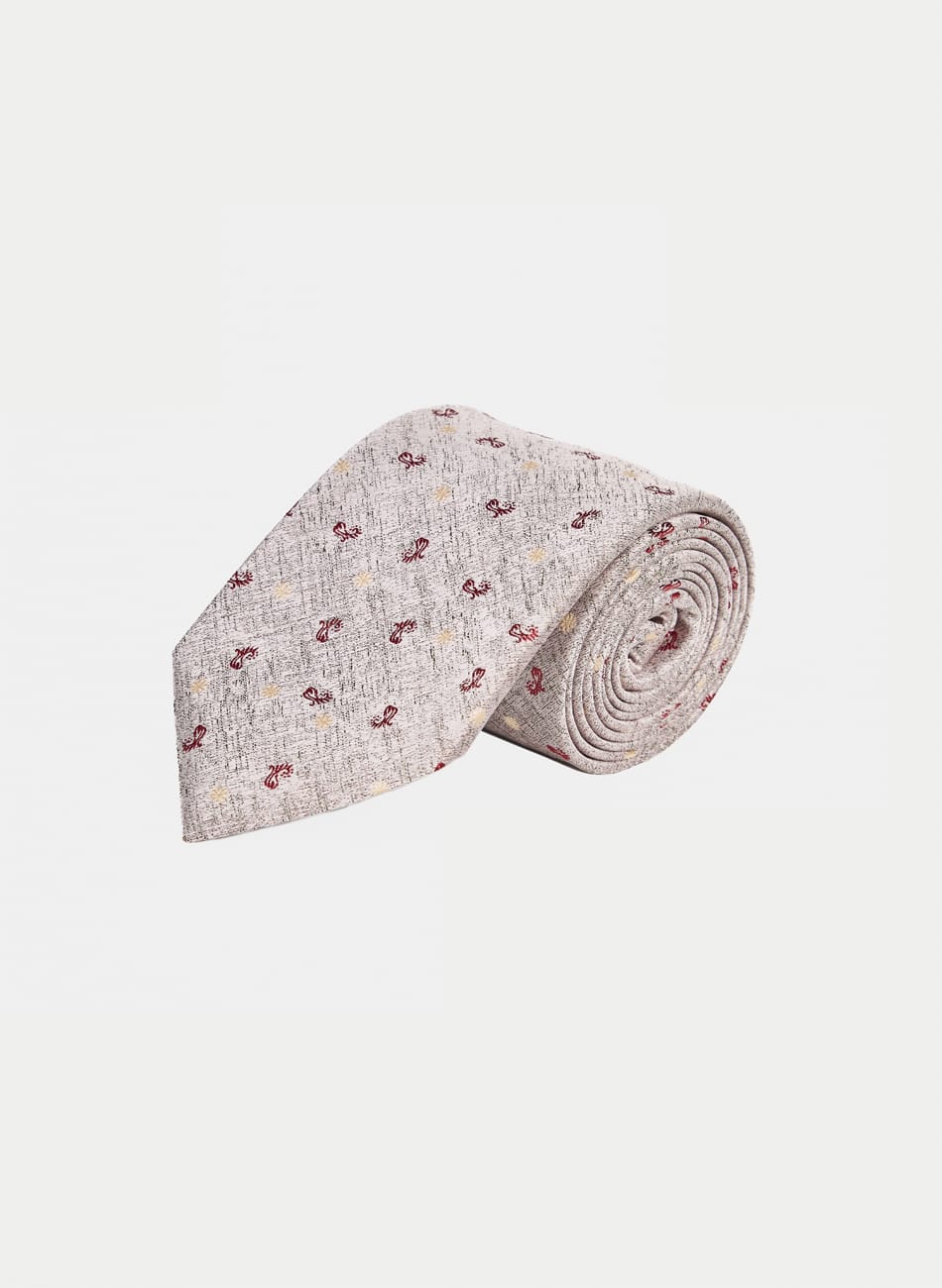 FLOWERY TIE