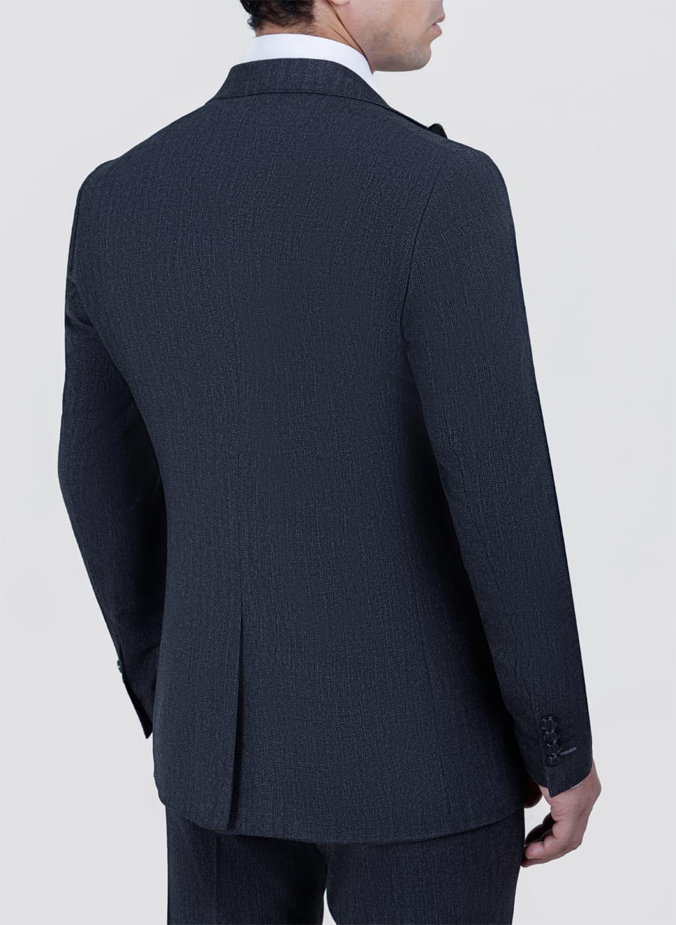 Sharkskin PEAK LAPEL SUIT