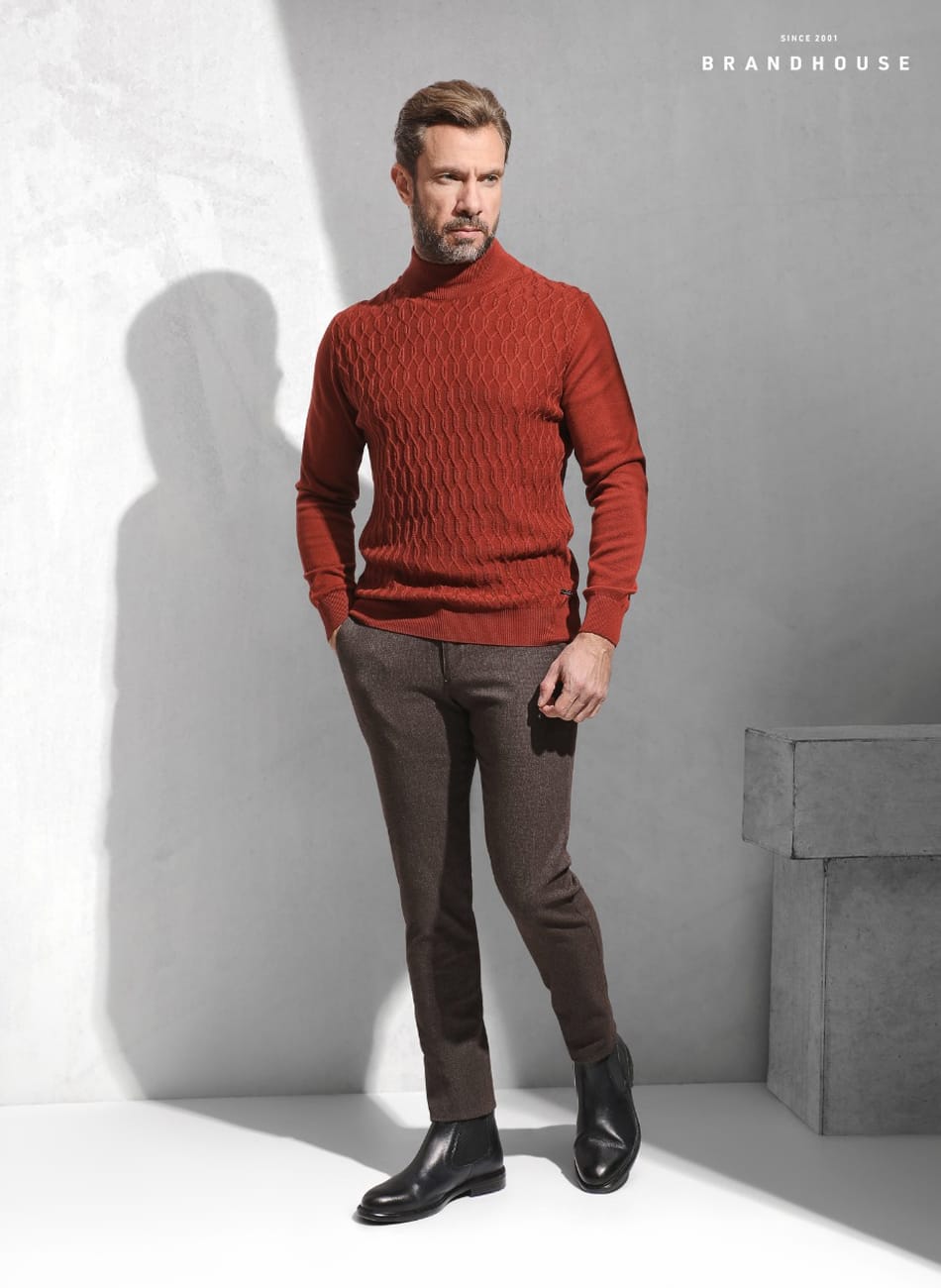 TRIKO HALF NECK PULLOVER