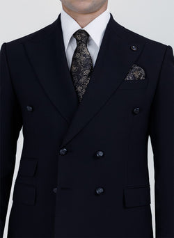 Image of double breasted Peak Lapel suit