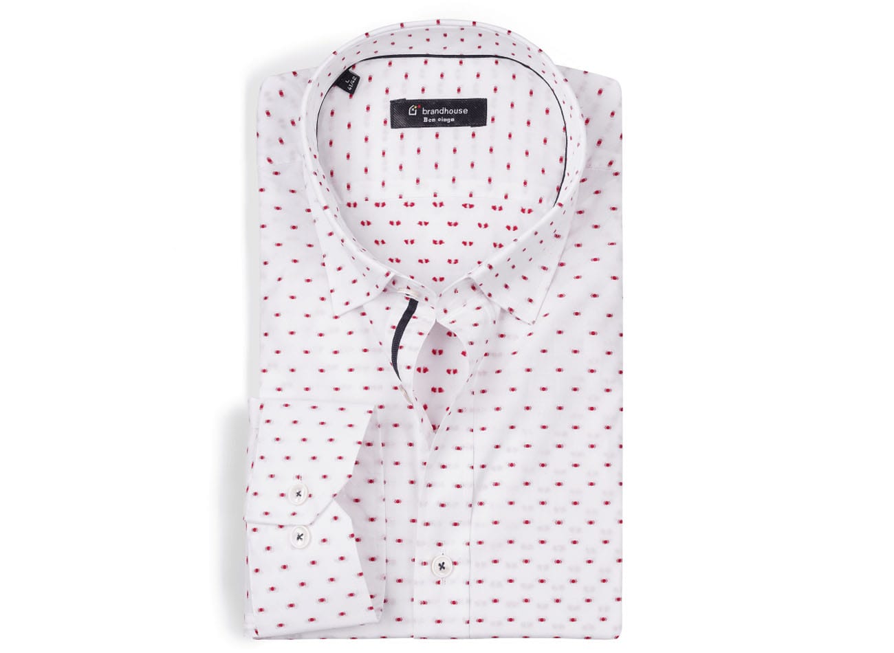 polka dots pattern Poplinn Shirt
