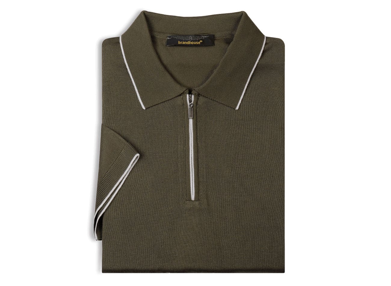 Polo Yaka Half zipper Triko