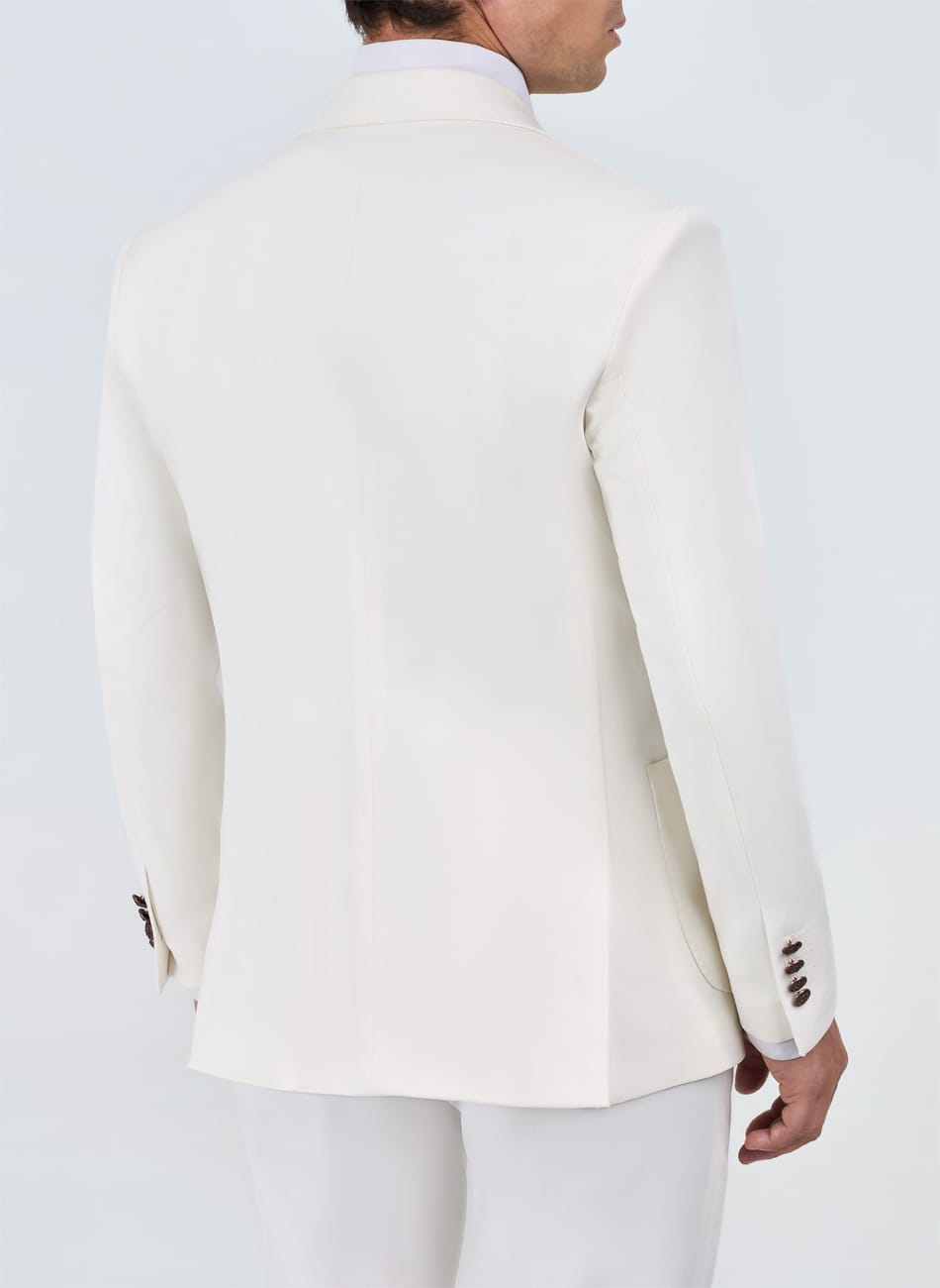 double breasted Peak Lapel suit