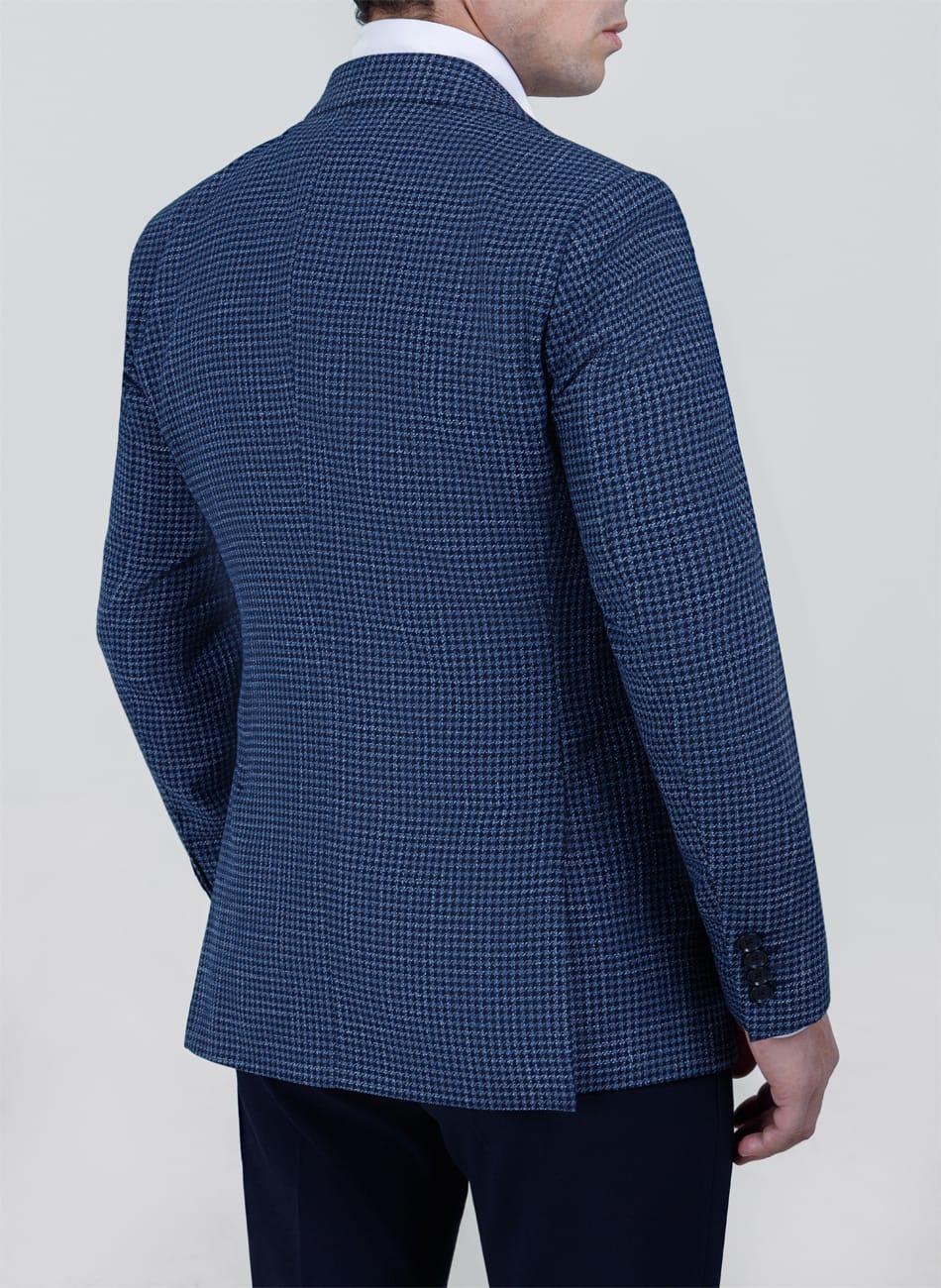 Image of HOUNDSTOOTH NOTCH LAPEL SUIT
